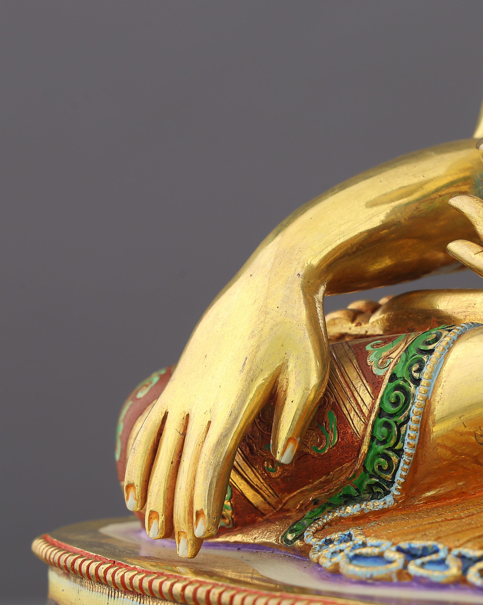 Awakened in Gold | Sakyamuni Buddha Statue That Brings the Buddha's Presence Into Your Space - Authentic Handcrafted Statue