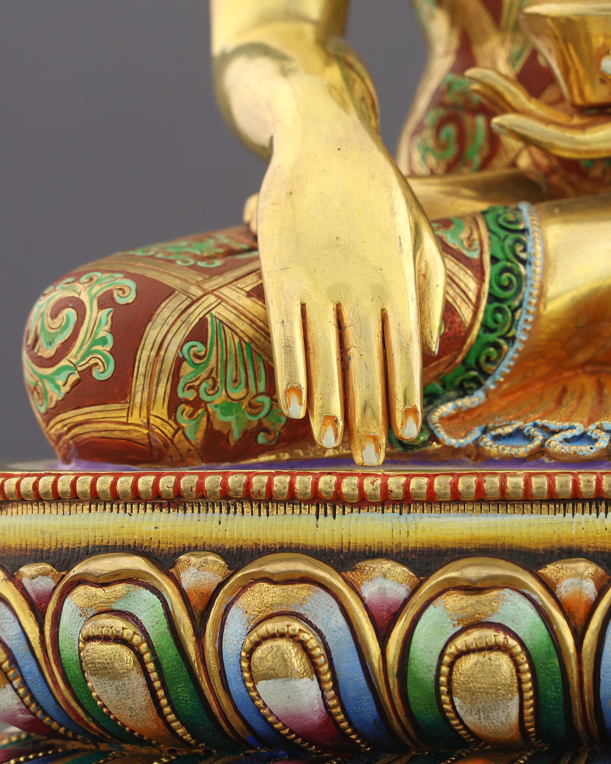 Awakened in Gold | Sakyamuni Buddha Statue That Brings the Buddha's Presence Into Your Space - Authentic Handcrafted Statue