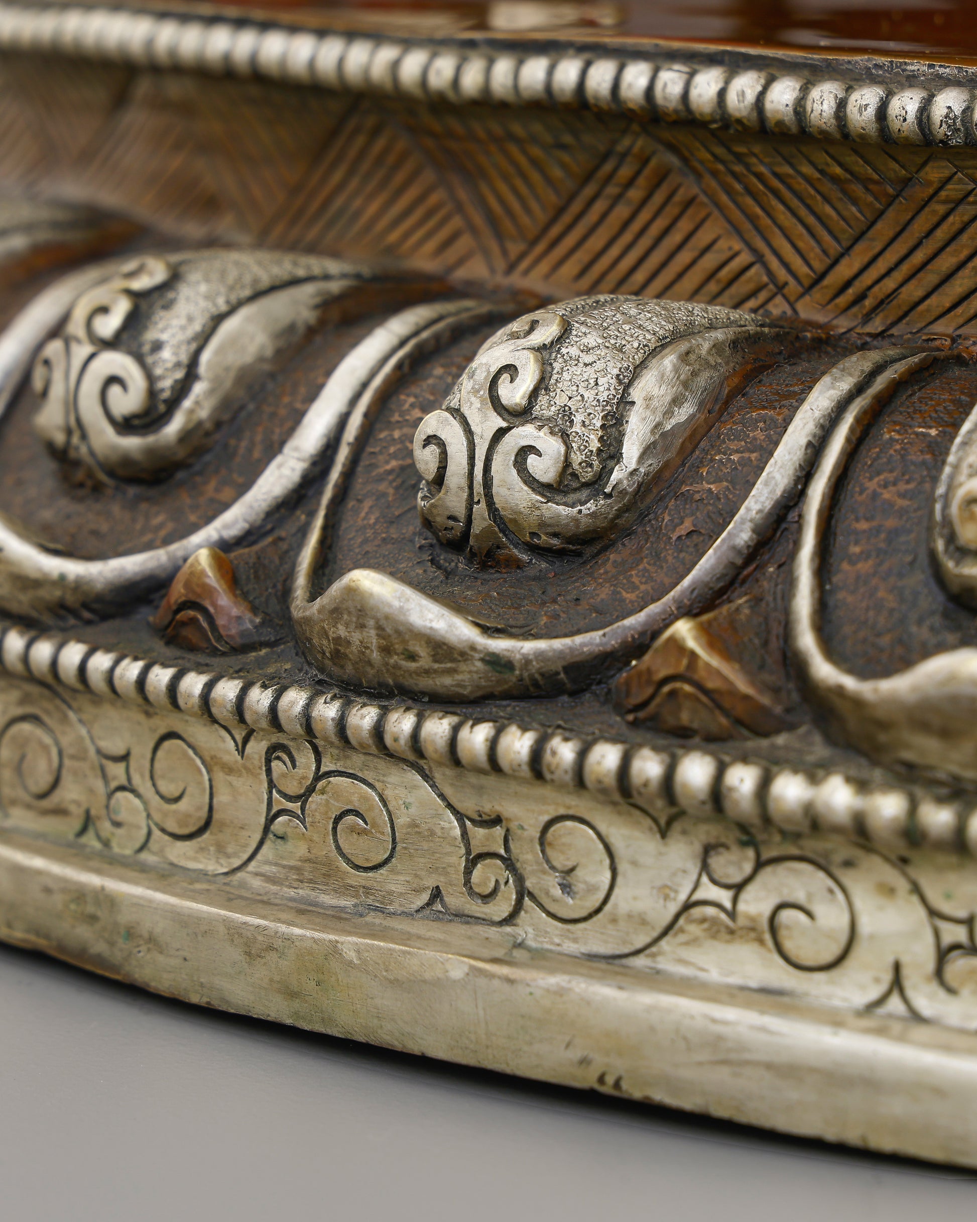Riding the Lion of Fortune | Oxidized Lion Dzambhala Statue That Roars Prosperity Into Existence - Authentic Handcrafted Statue