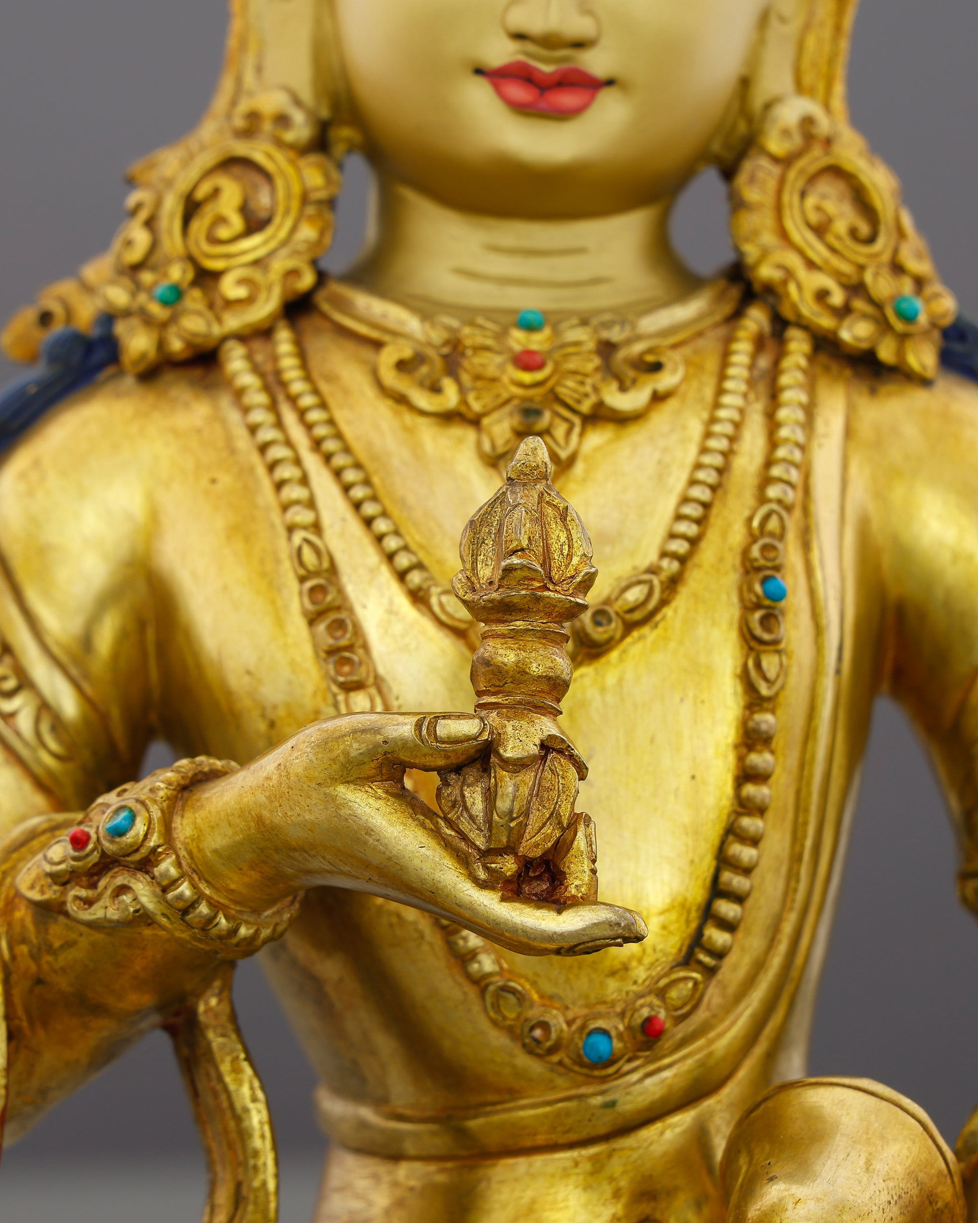 Pure as Lightning, Bright as Gold | Vajrasattva Statue That Purifies and Transforms Every Space It Graces - Authentic Handcrafted Statue