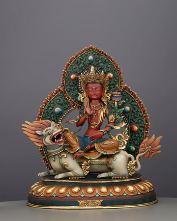 The Lion's Roar of Compassion | Simhanada Lokeshvara Statue That Heals, Protects, and Illuminates