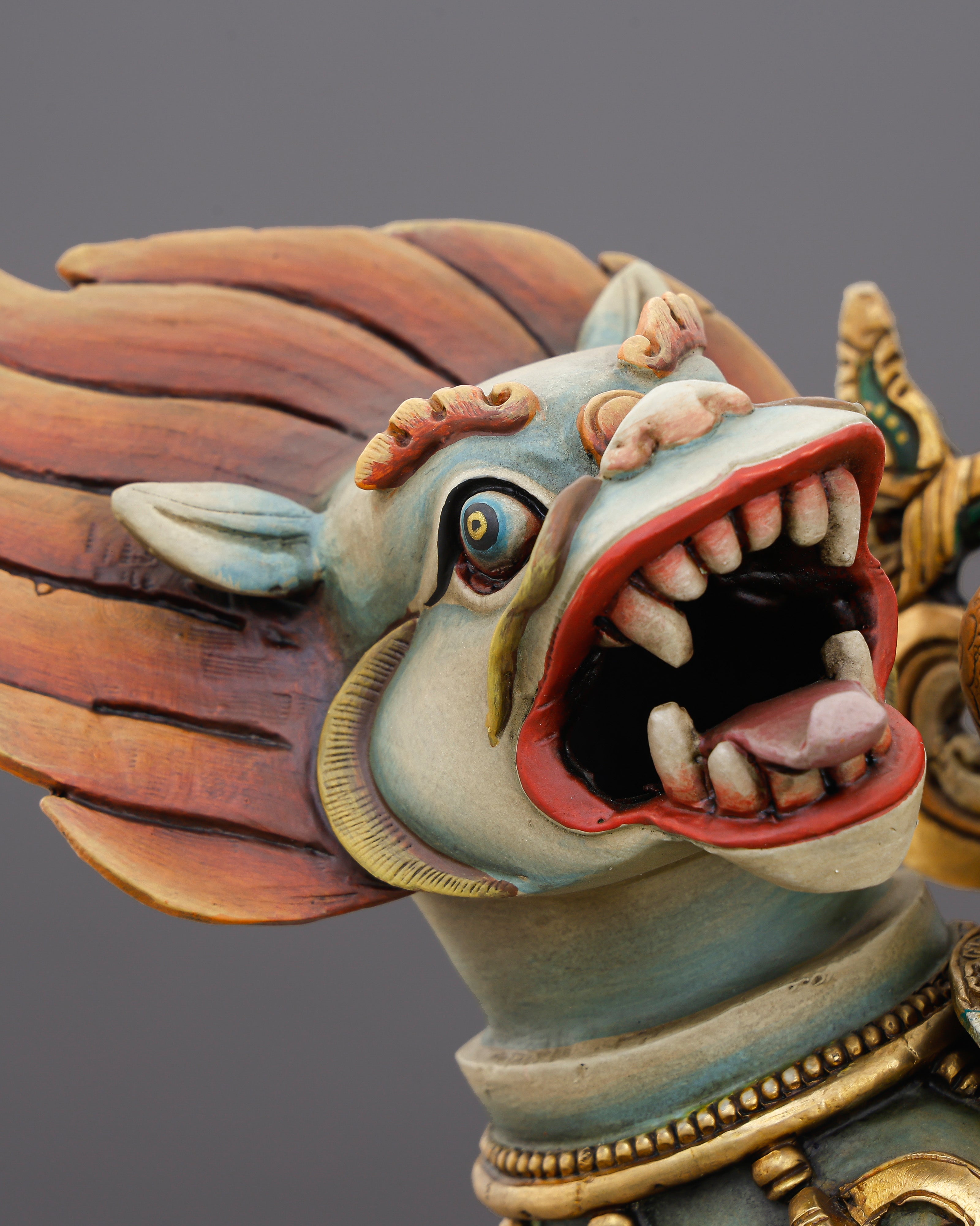 The Lion's Roar of Compassion | Simhanada Lokeshvara Statue That Heals, Protects, and Illuminates