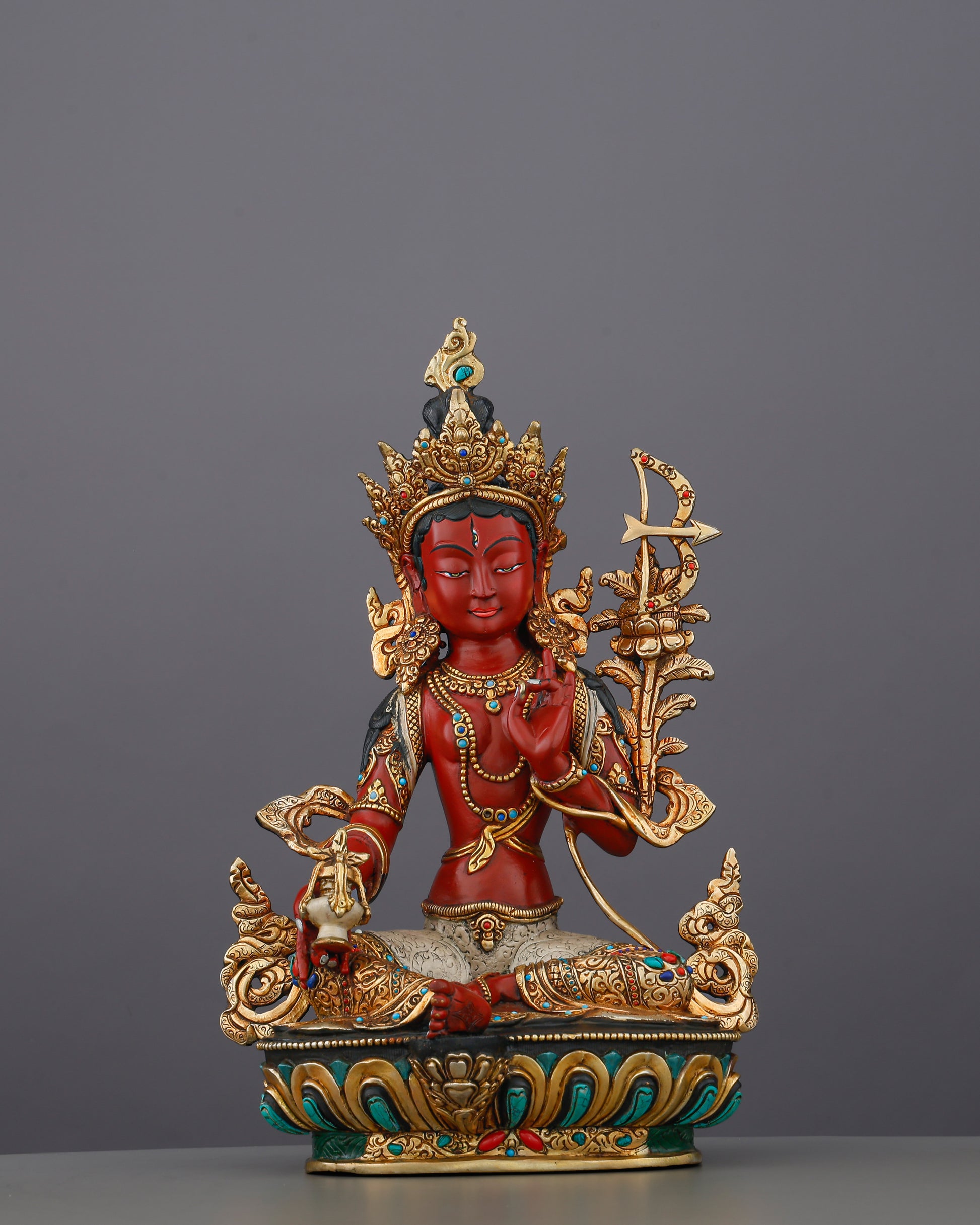 Crimson Fire of Compassion | Red Tara Statue That Magnetizes Love, Power, and Swift Liberation - Authentic Handcrafted Statue