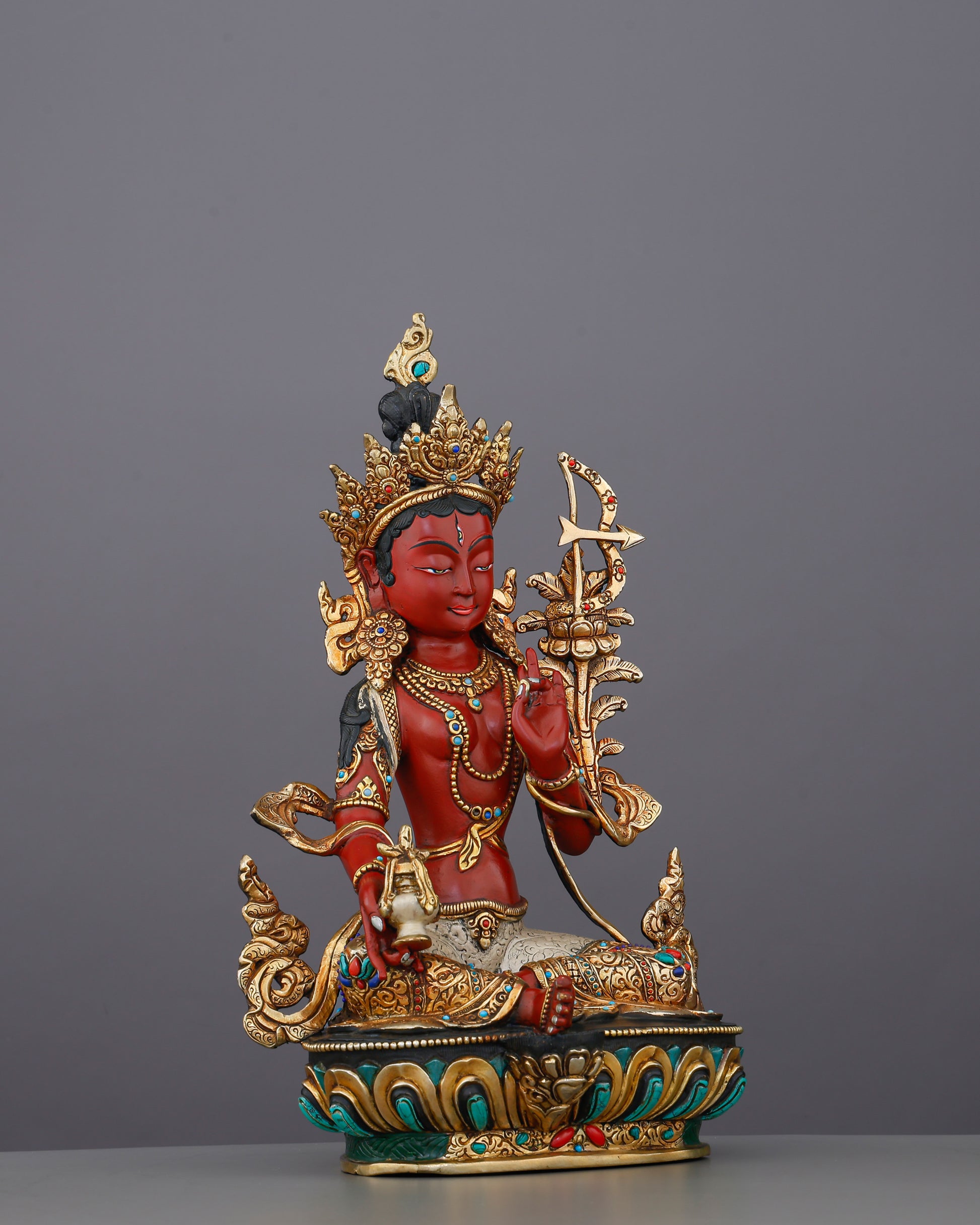 Crimson Fire of Compassion | Red Tara Statue That Magnetizes Love, Power, and Swift Liberation - Authentic Handcrafted Statue