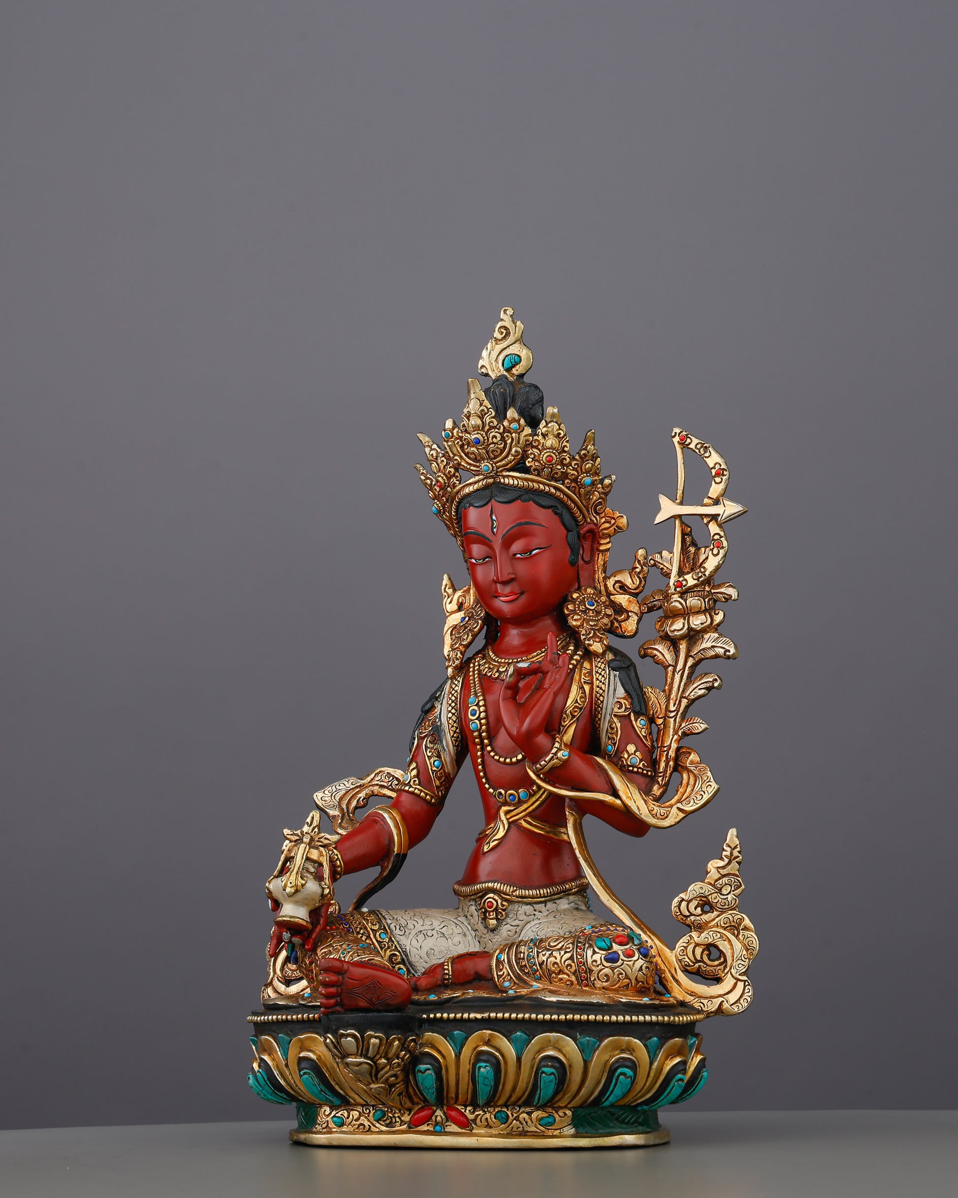 Crimson Fire of Compassion | Red Tara Statue That Magnetizes Love, Power, and Swift Liberation - Authentic Handcrafted Statue