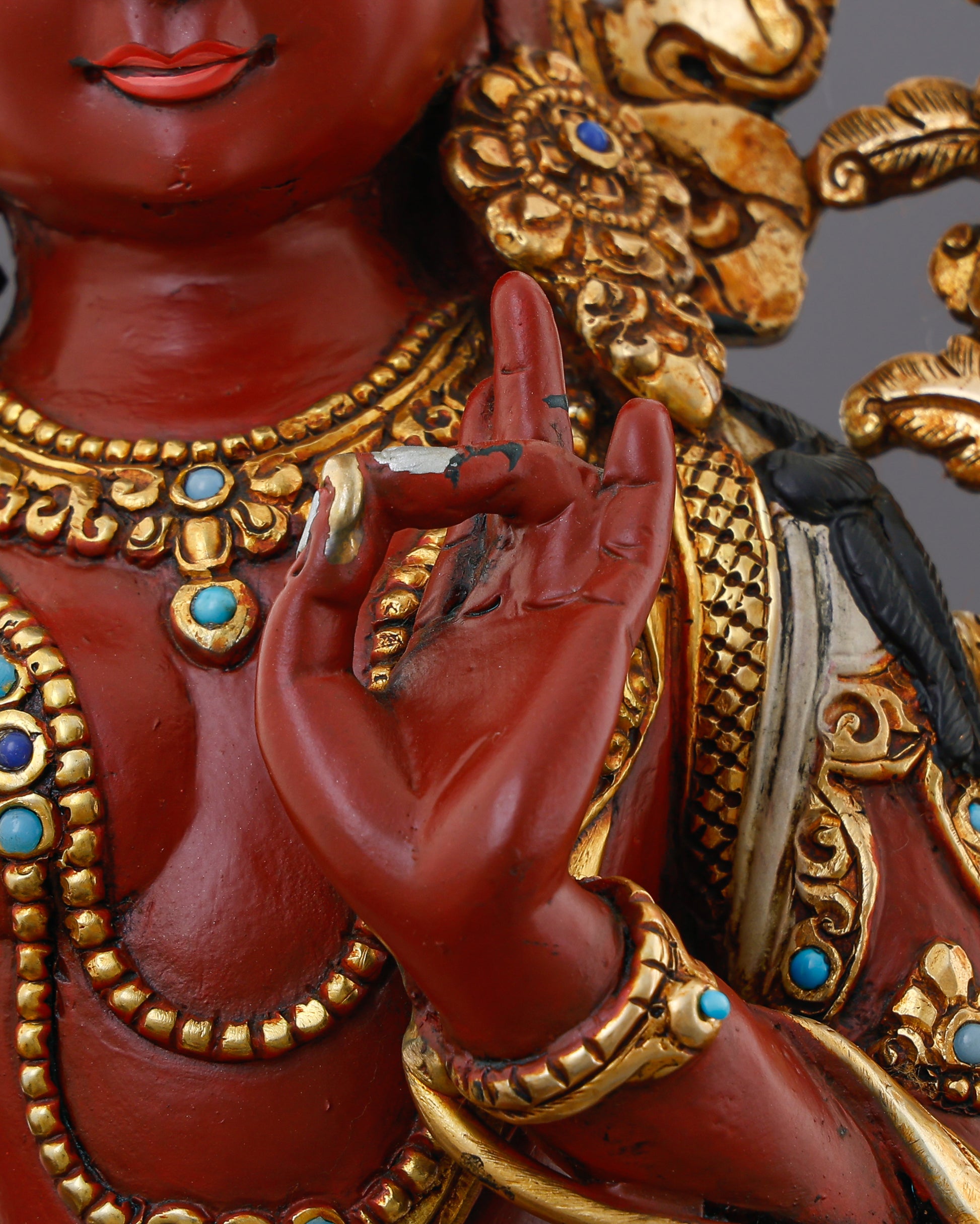 Crimson Fire of Compassion | Red Tara Statue That Magnetizes Love, Power, and Swift Liberation - Authentic Handcrafted Statue