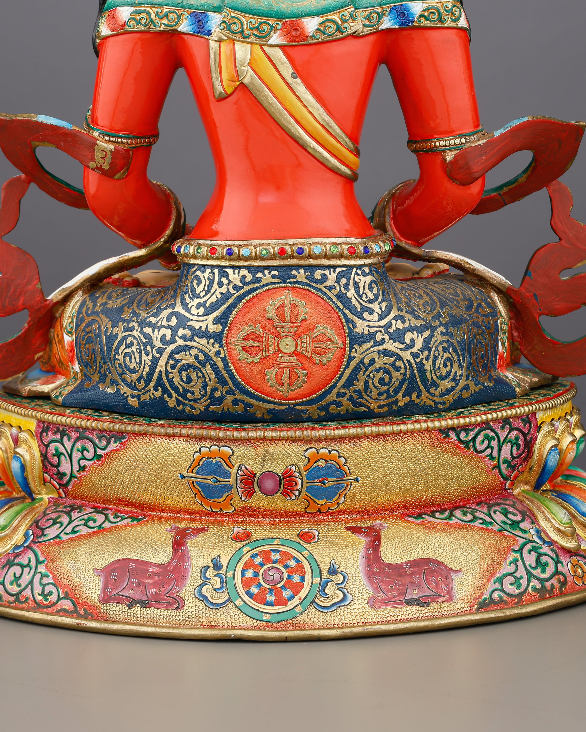 Eternal Life | Magnificent Jeweled Amitayus Statue from Nepal's Master Craftsmen - Authentic Handcrafted Statue