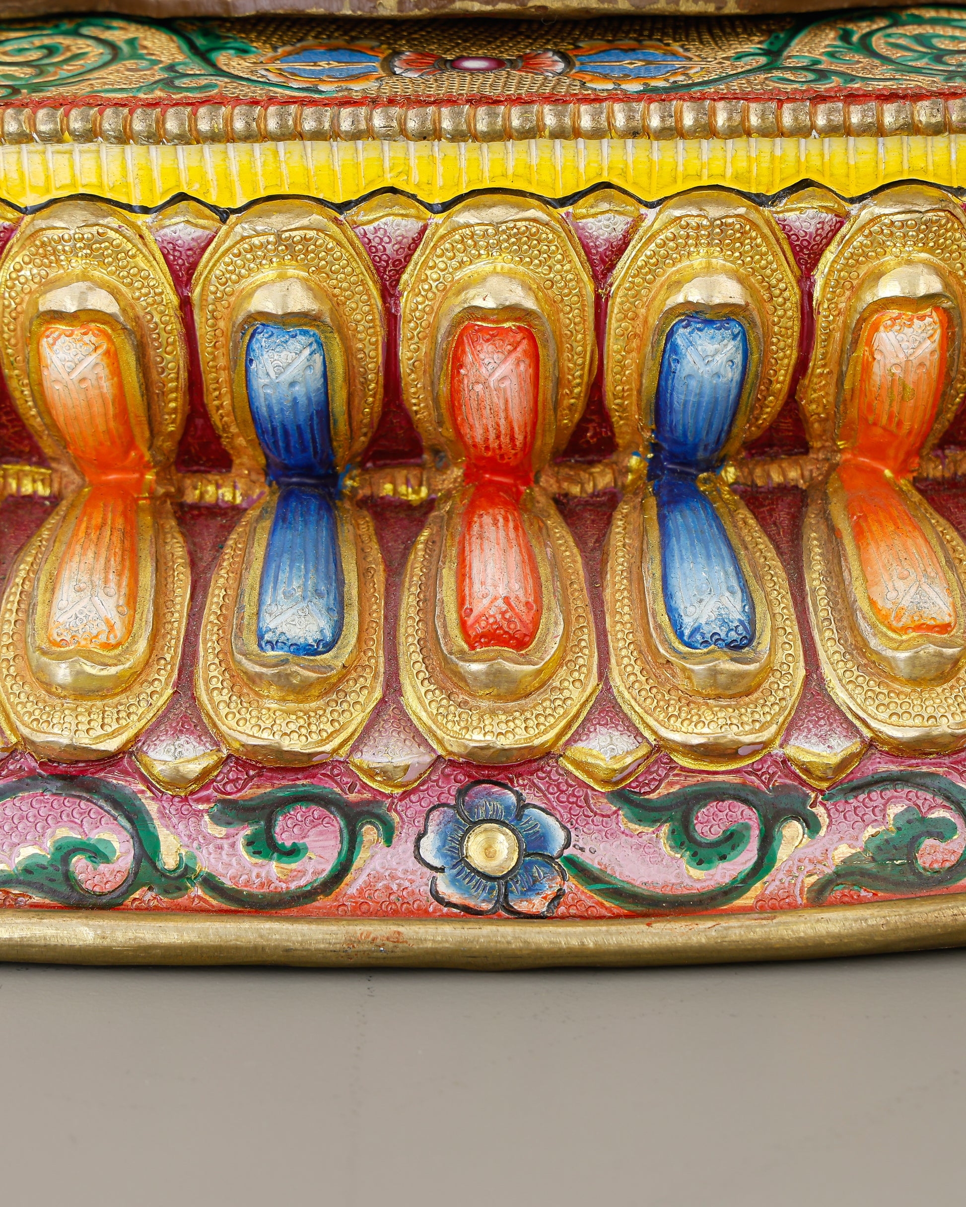 Eternal Life | Magnificent Jeweled Amitayus Statue from Nepal's Master Craftsmen - Authentic Handcrafted Statue