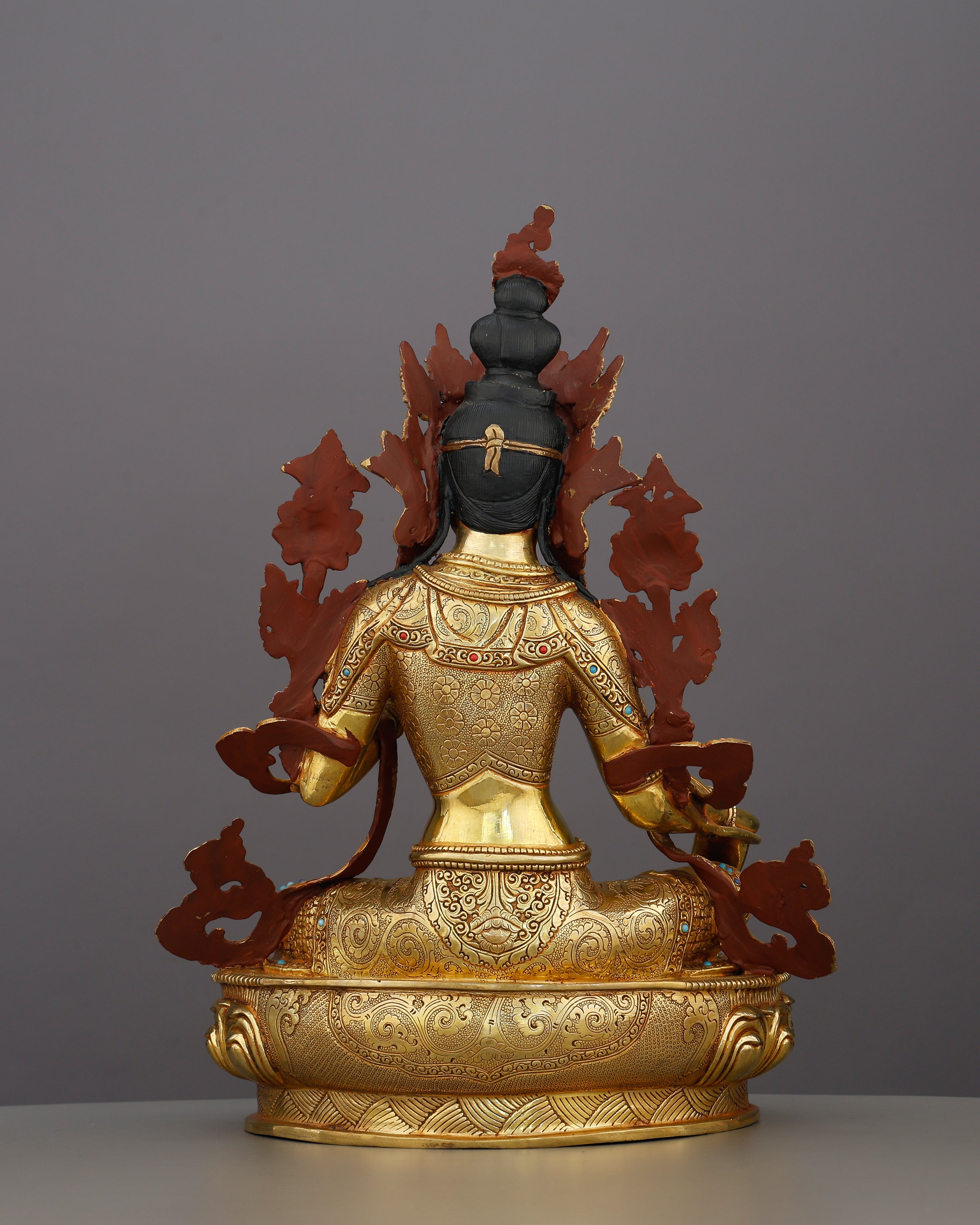 Swift as a Heartbeat, Bright as Gold | Green Tara Statue