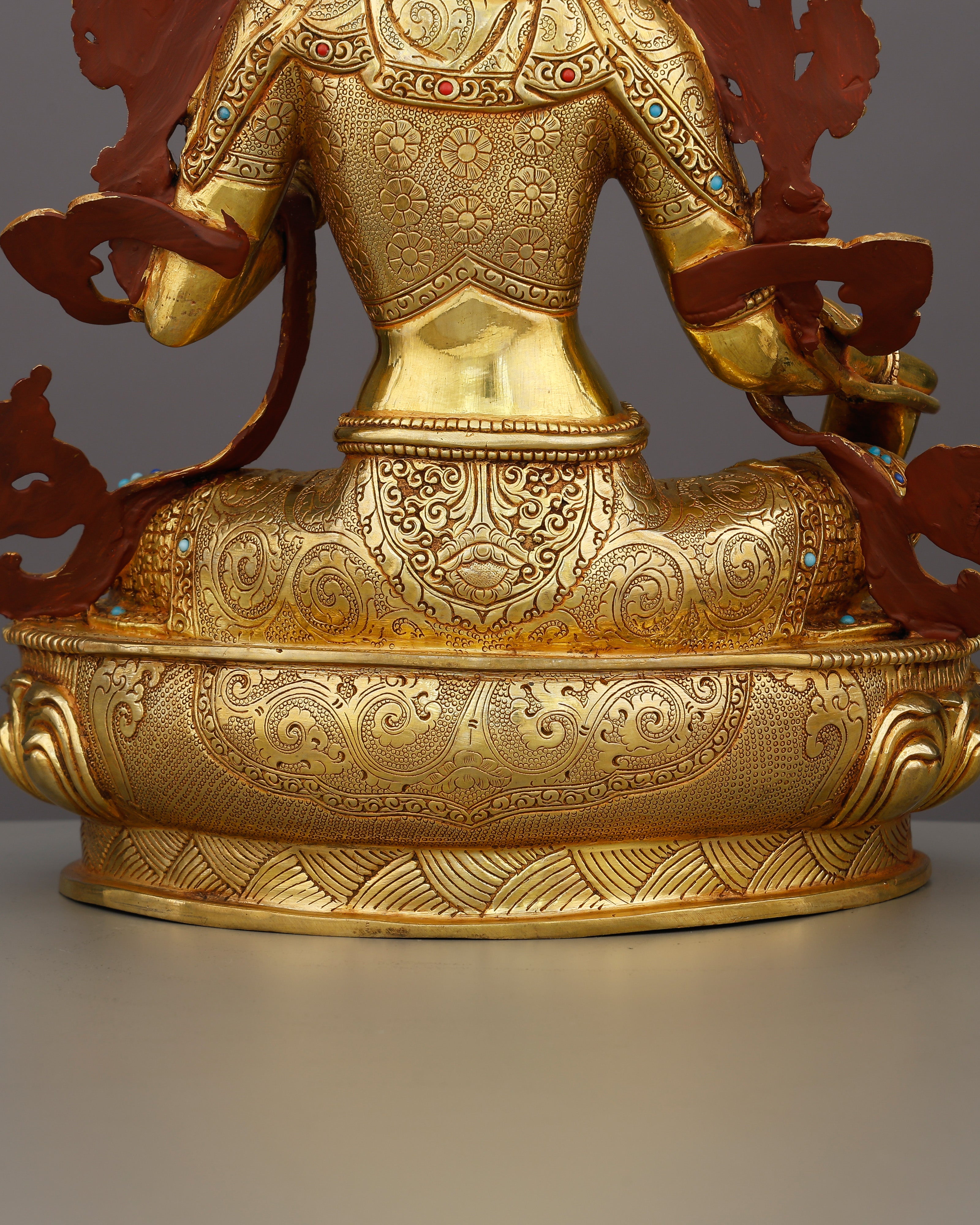 Swift as a Heartbeat, Bright as Gold | Green Tara Statue