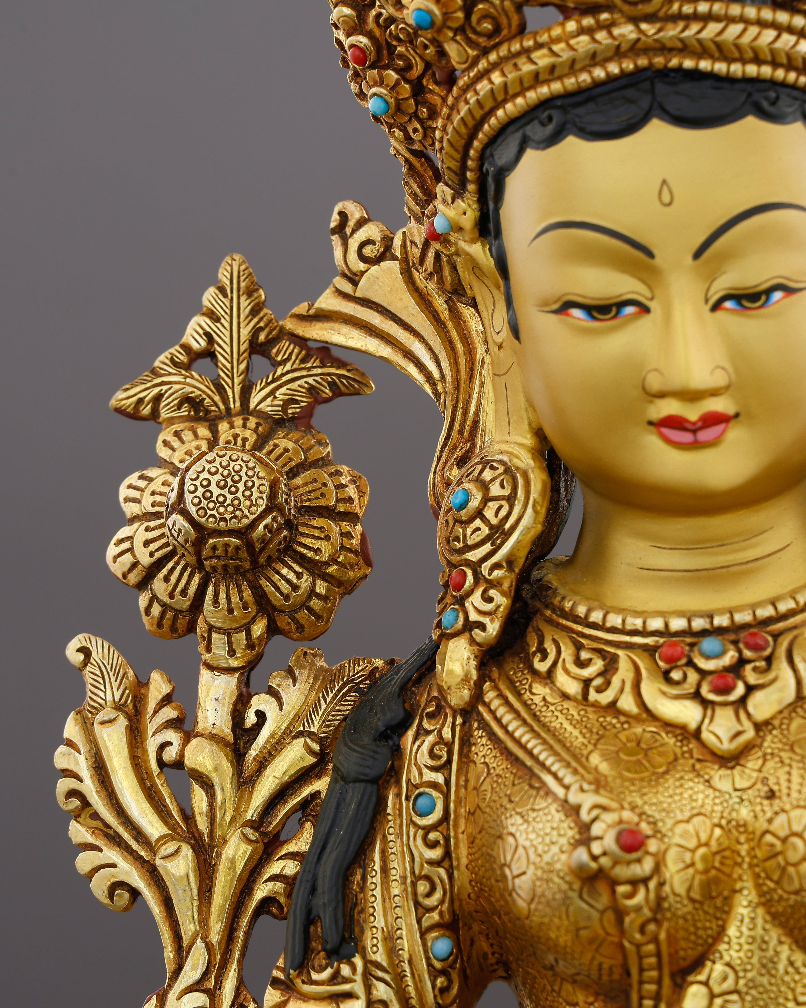 Swift as a Heartbeat, Bright as Gold | Green Tara Statue