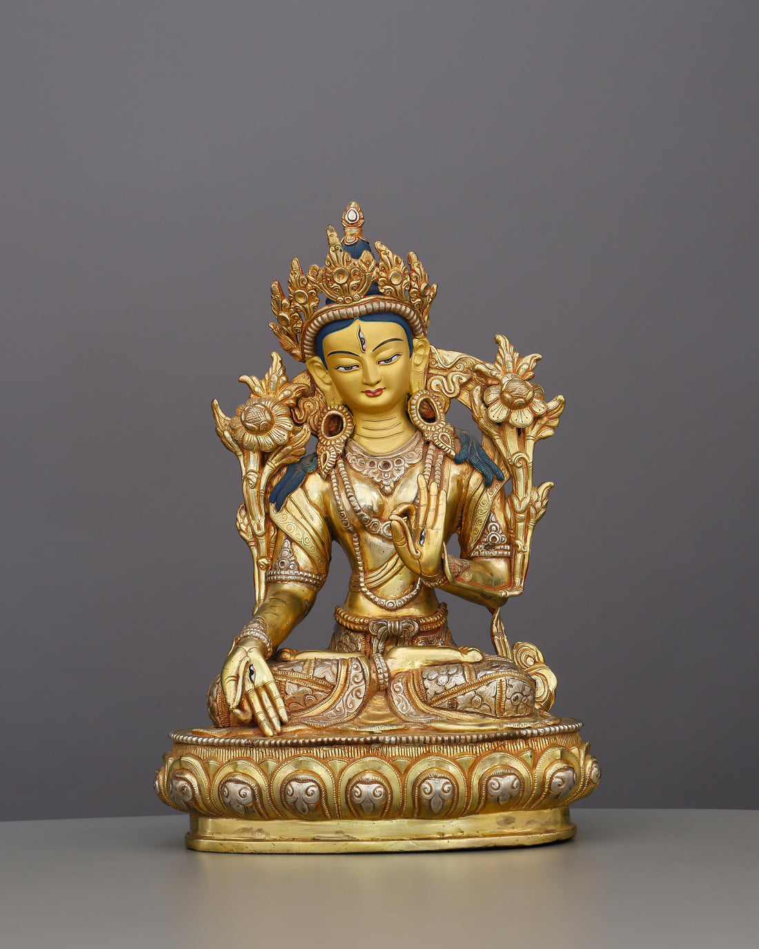 The White Tara Statue | Seven Eyes of Compassion - Handcrafted Buddhist Statue