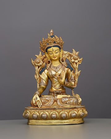 The White Tara Statue | Seven Eyes of Compassion