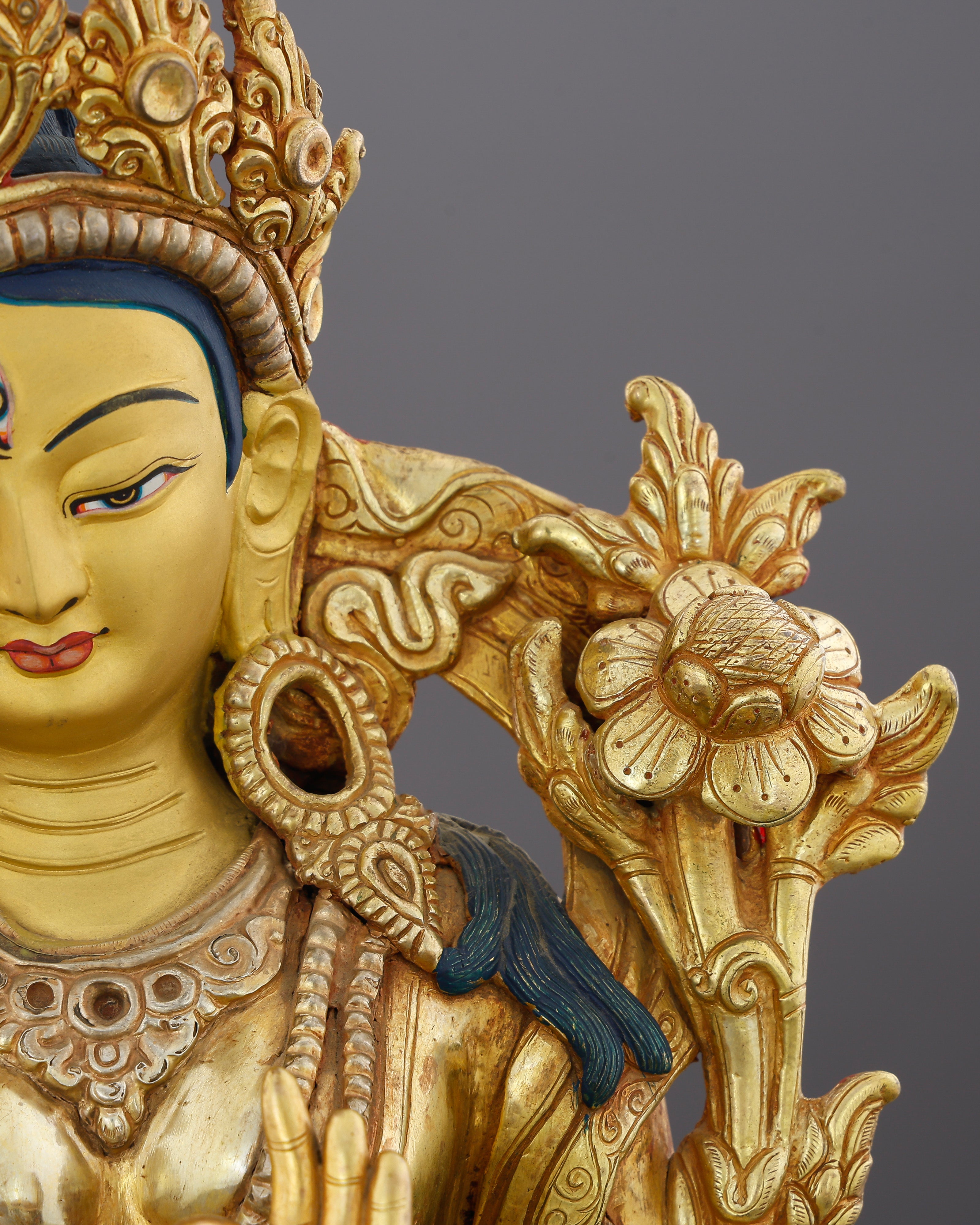 The White Tara Statue | Seven Eyes of Compassion