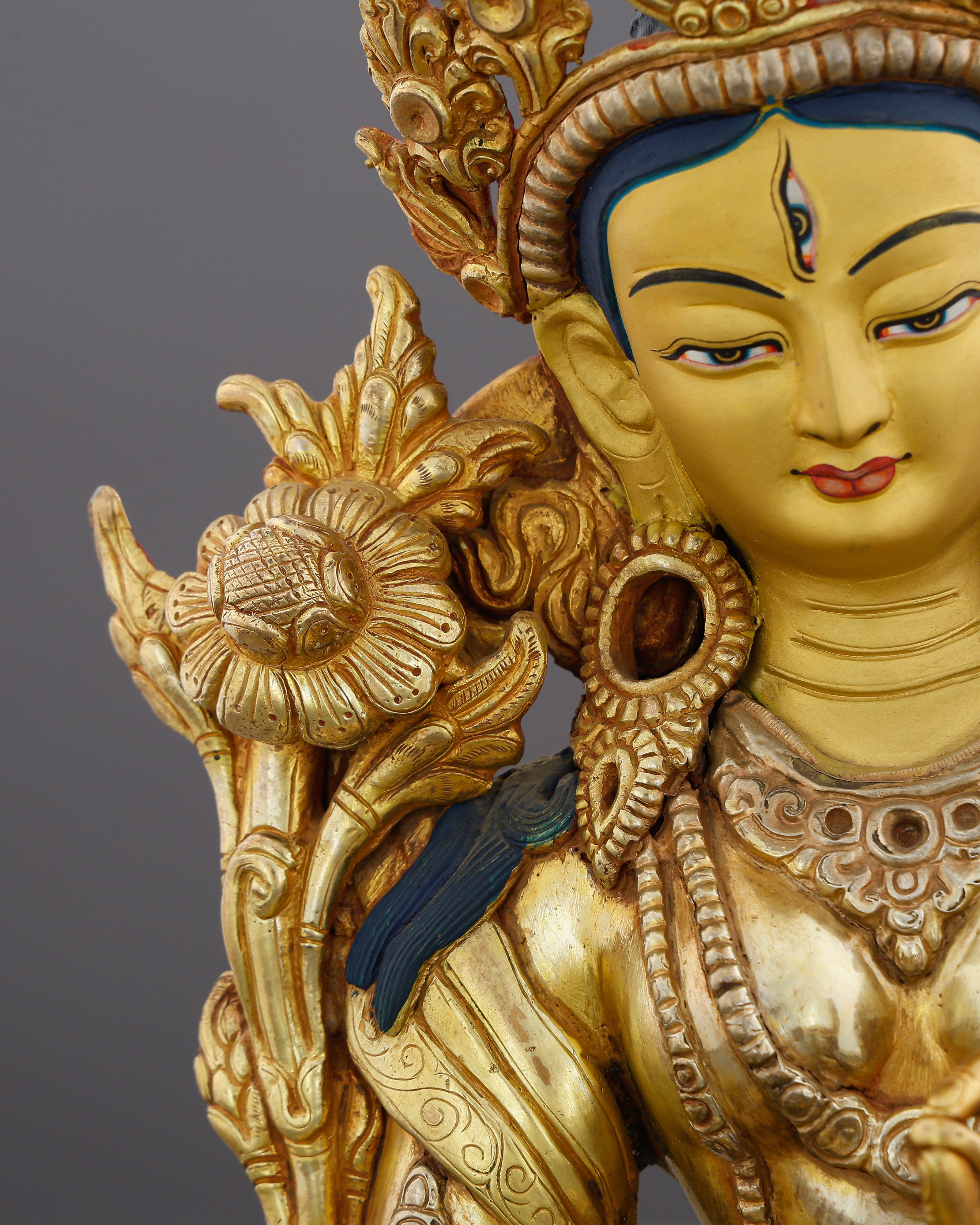 The White Tara Statue | Seven Eyes of Compassion