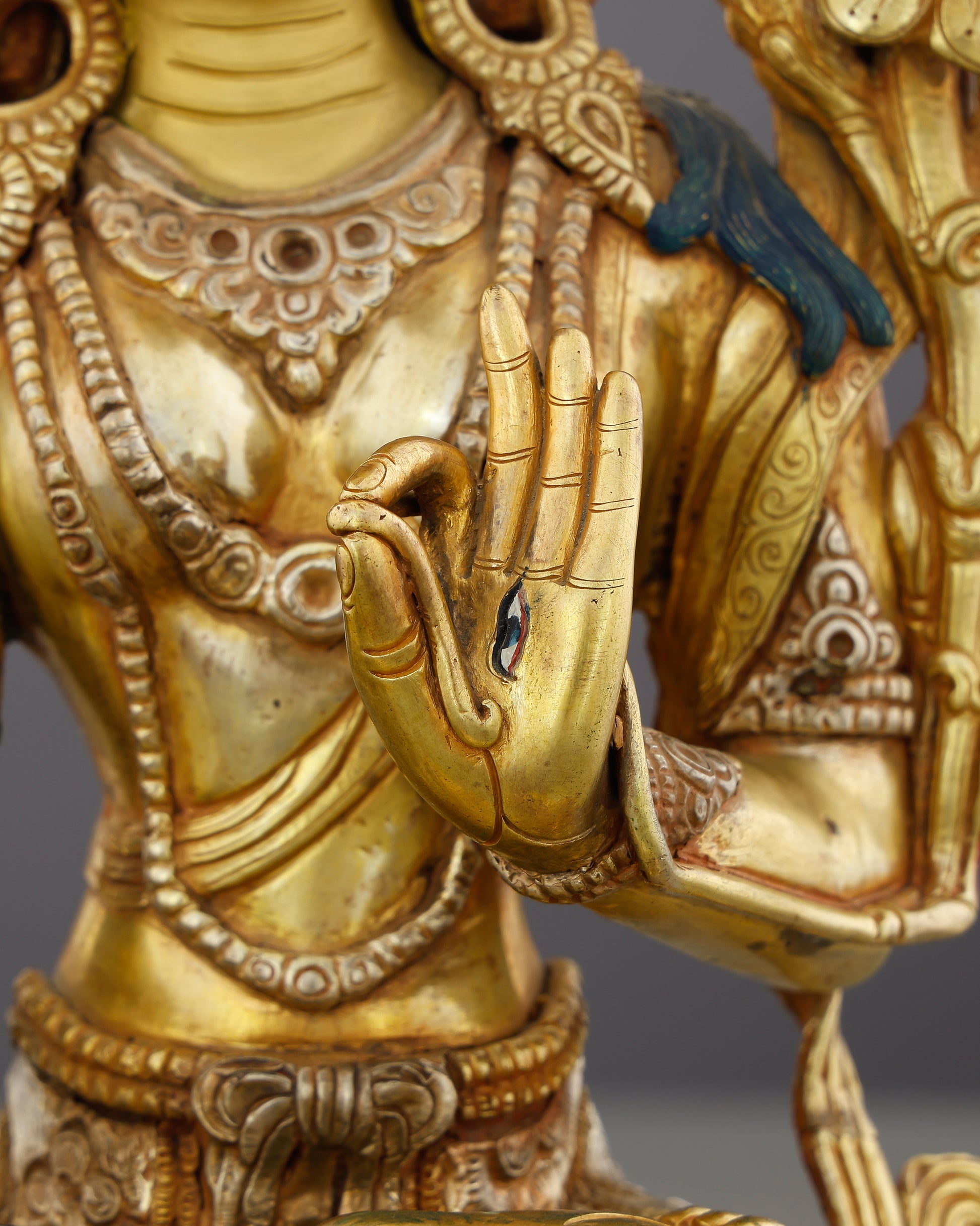 The White Tara Statue | Seven Eyes of Compassion - Authentic Handcrafted Statue