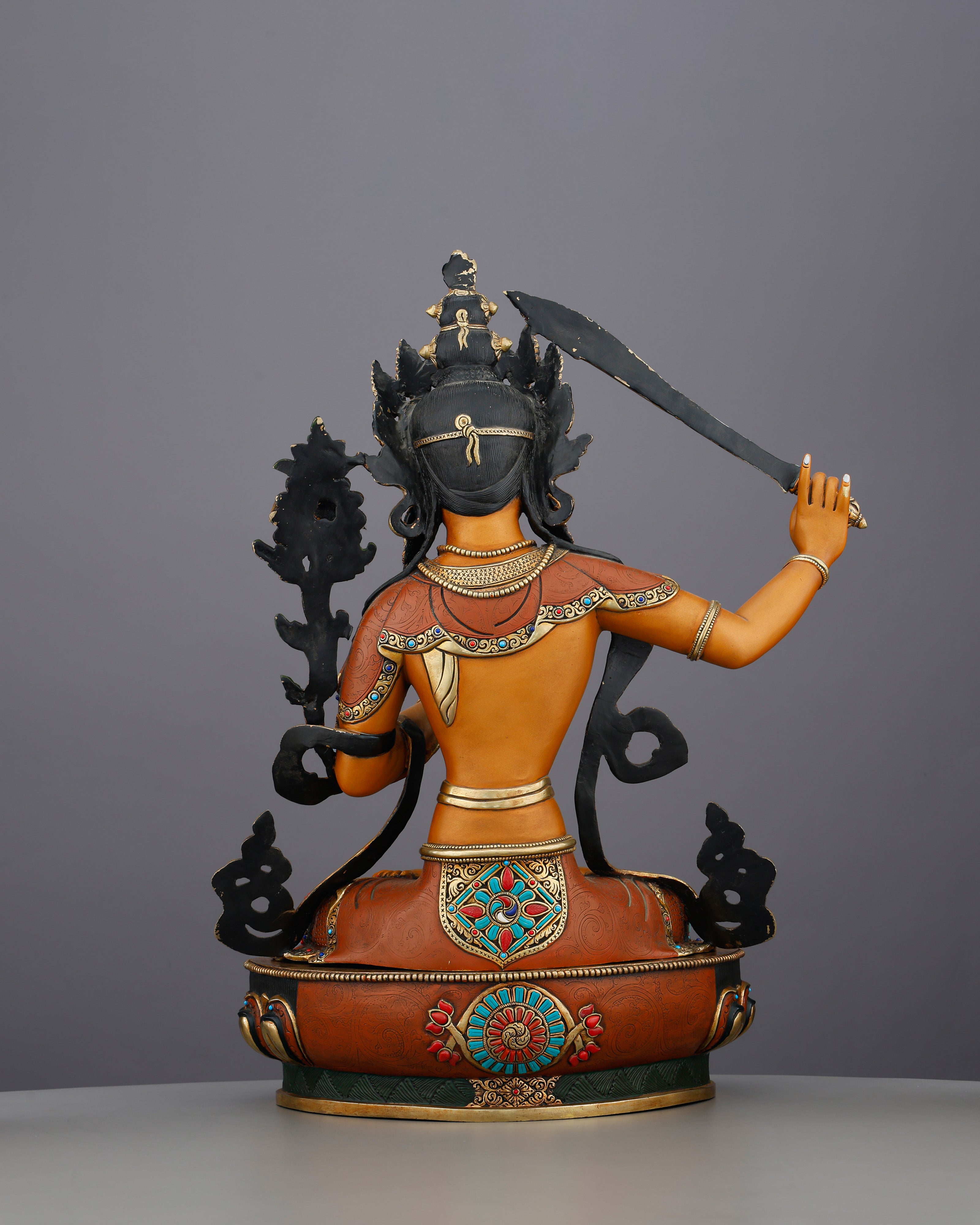 Raise the Sword of Wisdom | Manjushri Statue, Handcrafted In Nepal