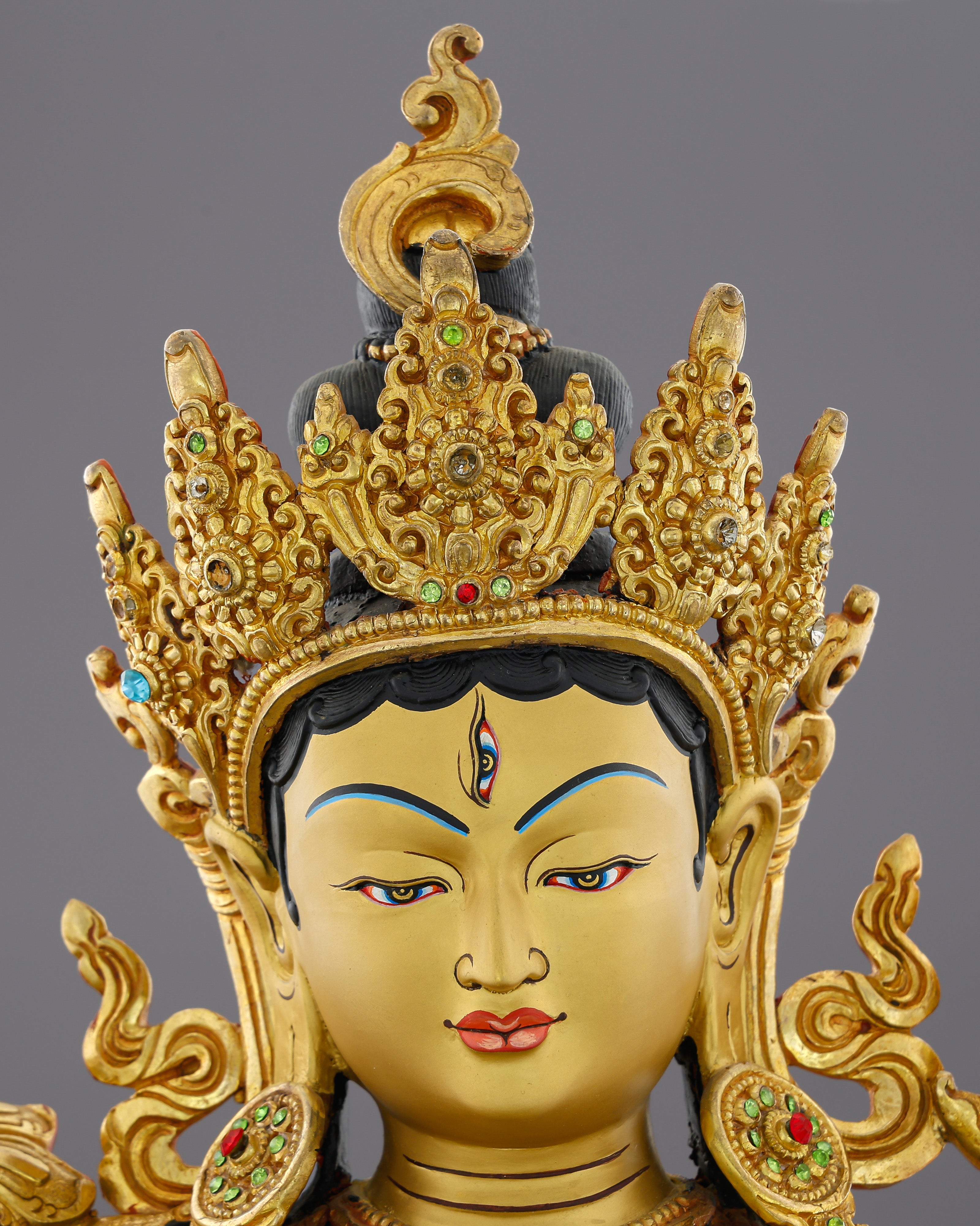 Pure Gold, Eternal Grace | White Tara Statue