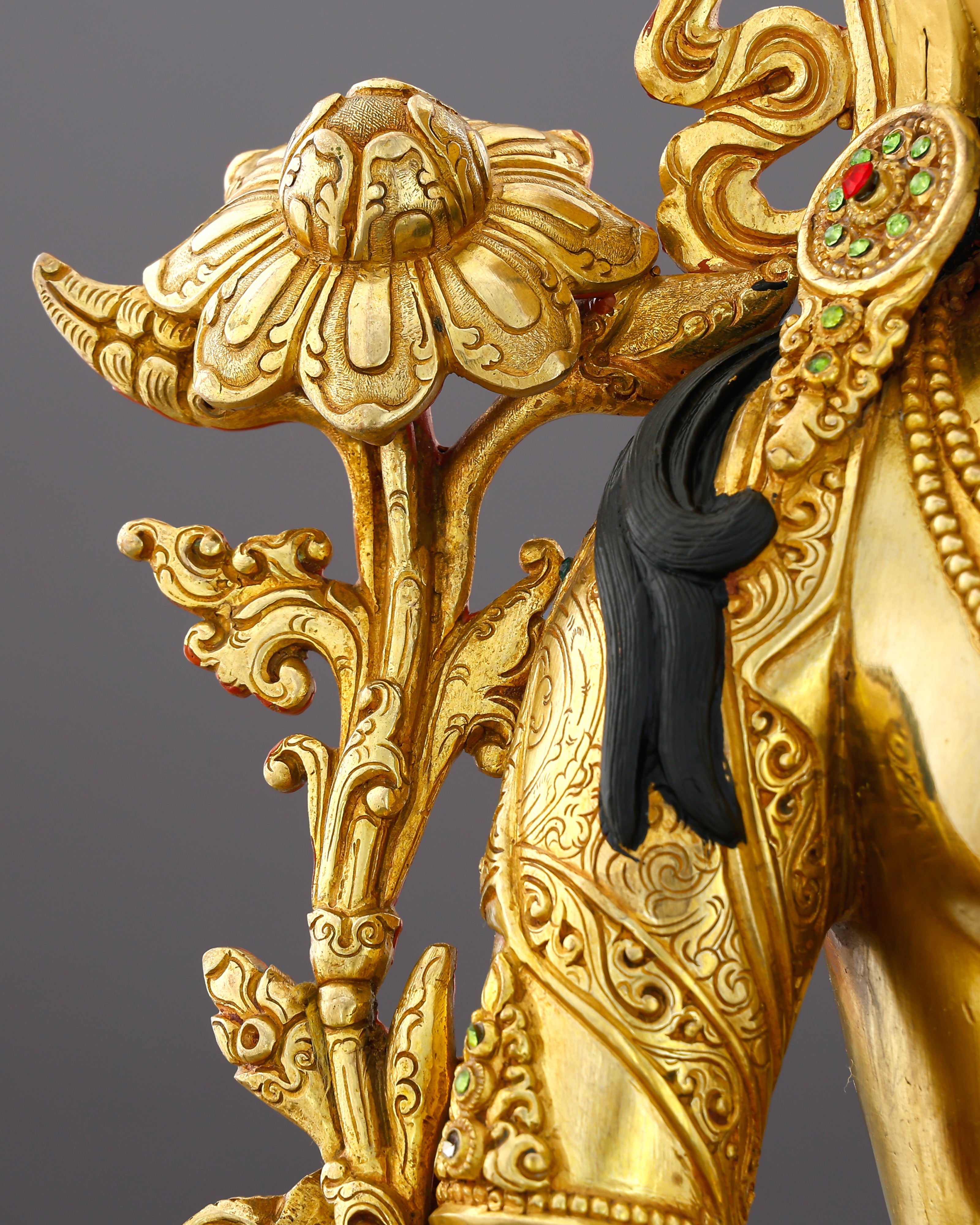 Pure Gold, Eternal Grace | White Tara Statue