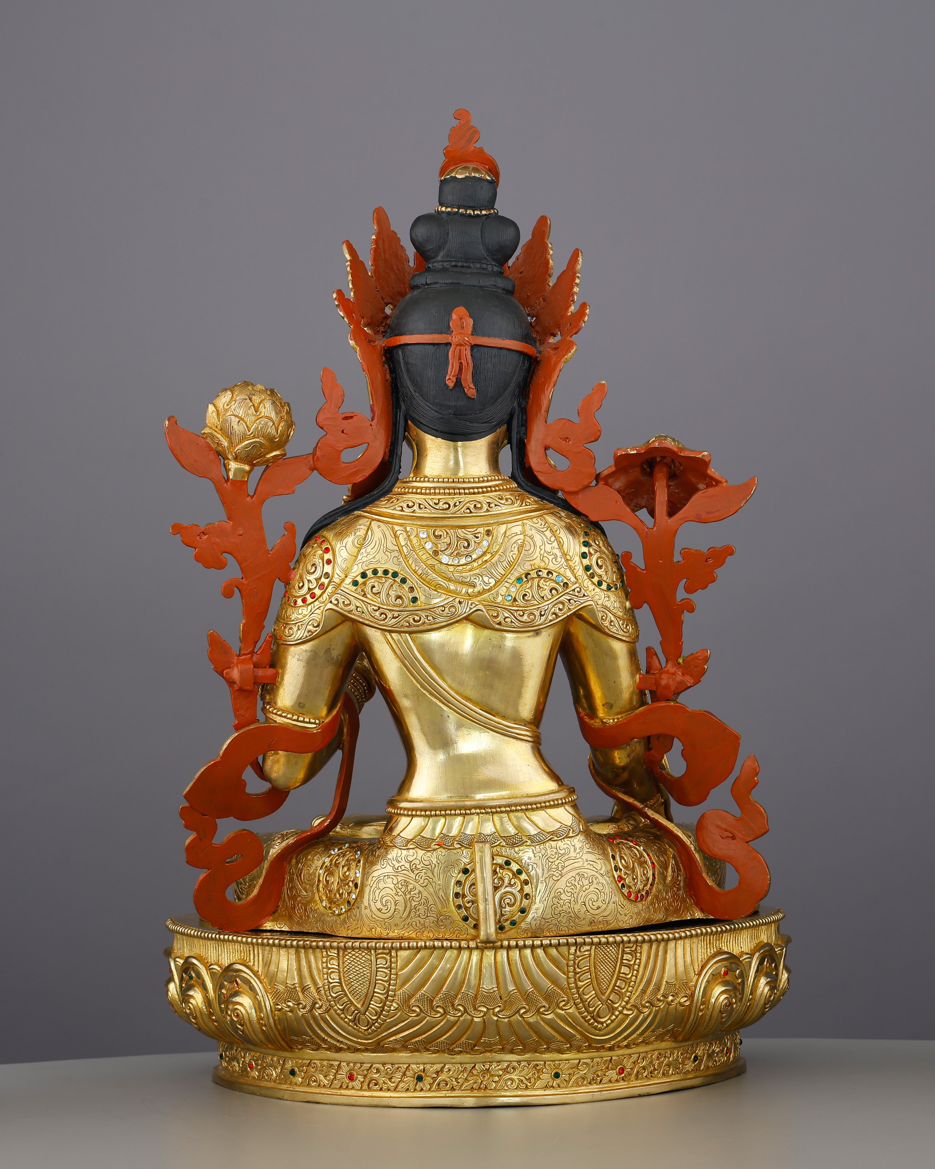 Pure Gold, Eternal Grace | White Tara Statue