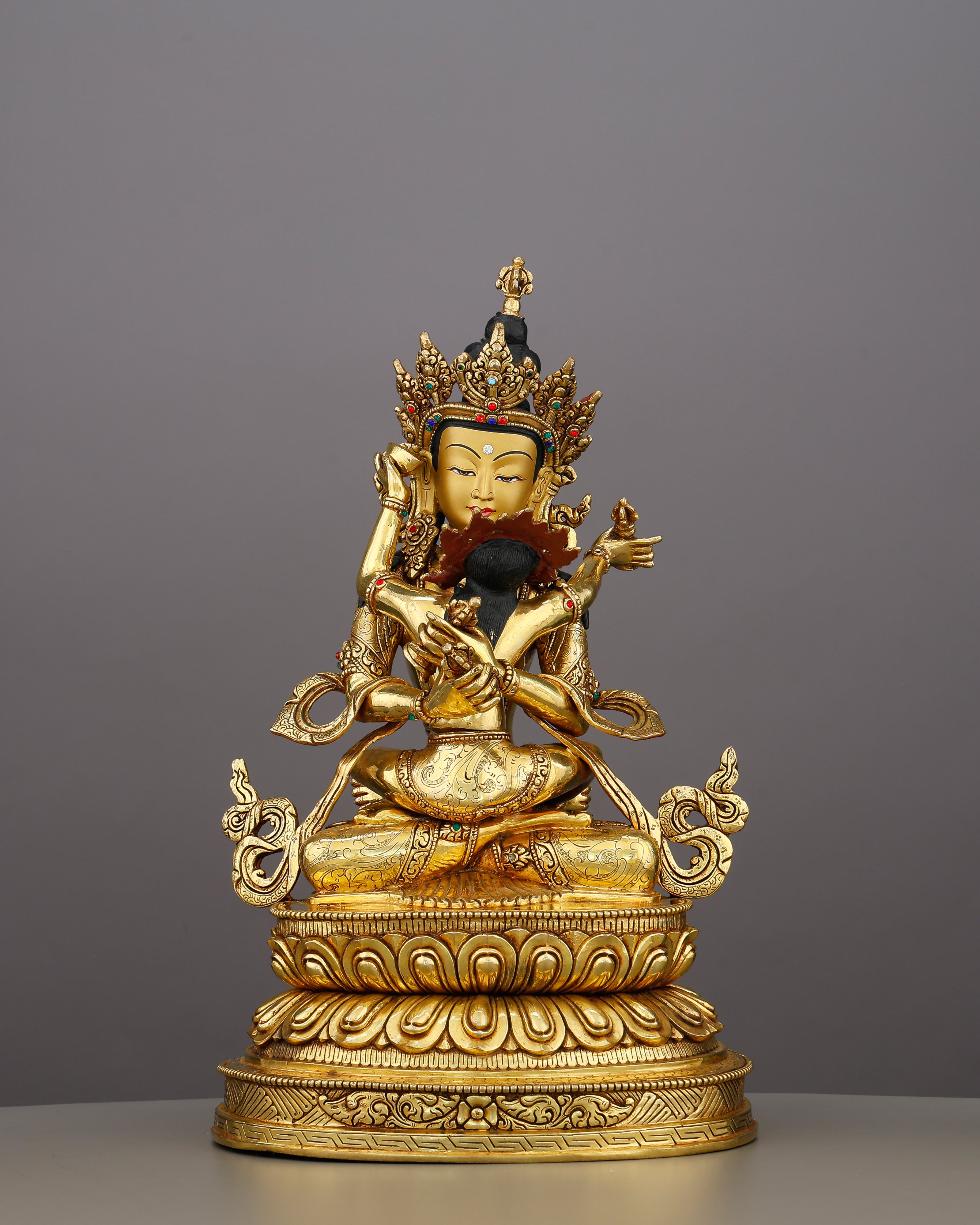 Two Becomes One | Vajradhara Shakti Statue That Embodies the Sacred Union of Wisdom and Bliss