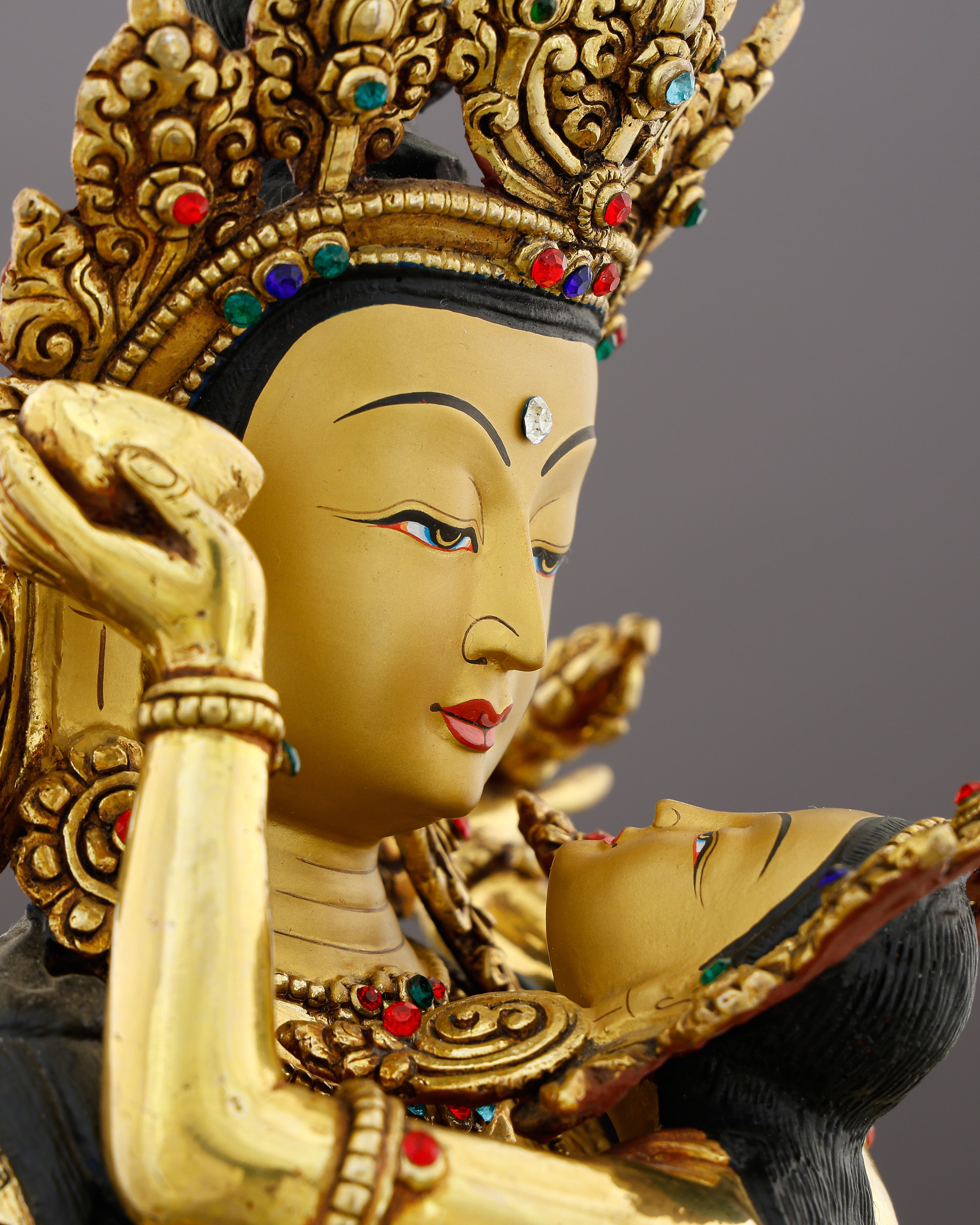 Two Becomes One | Vajradhara Shakti Statue That Embodies the Sacred Union of Wisdom and Bliss