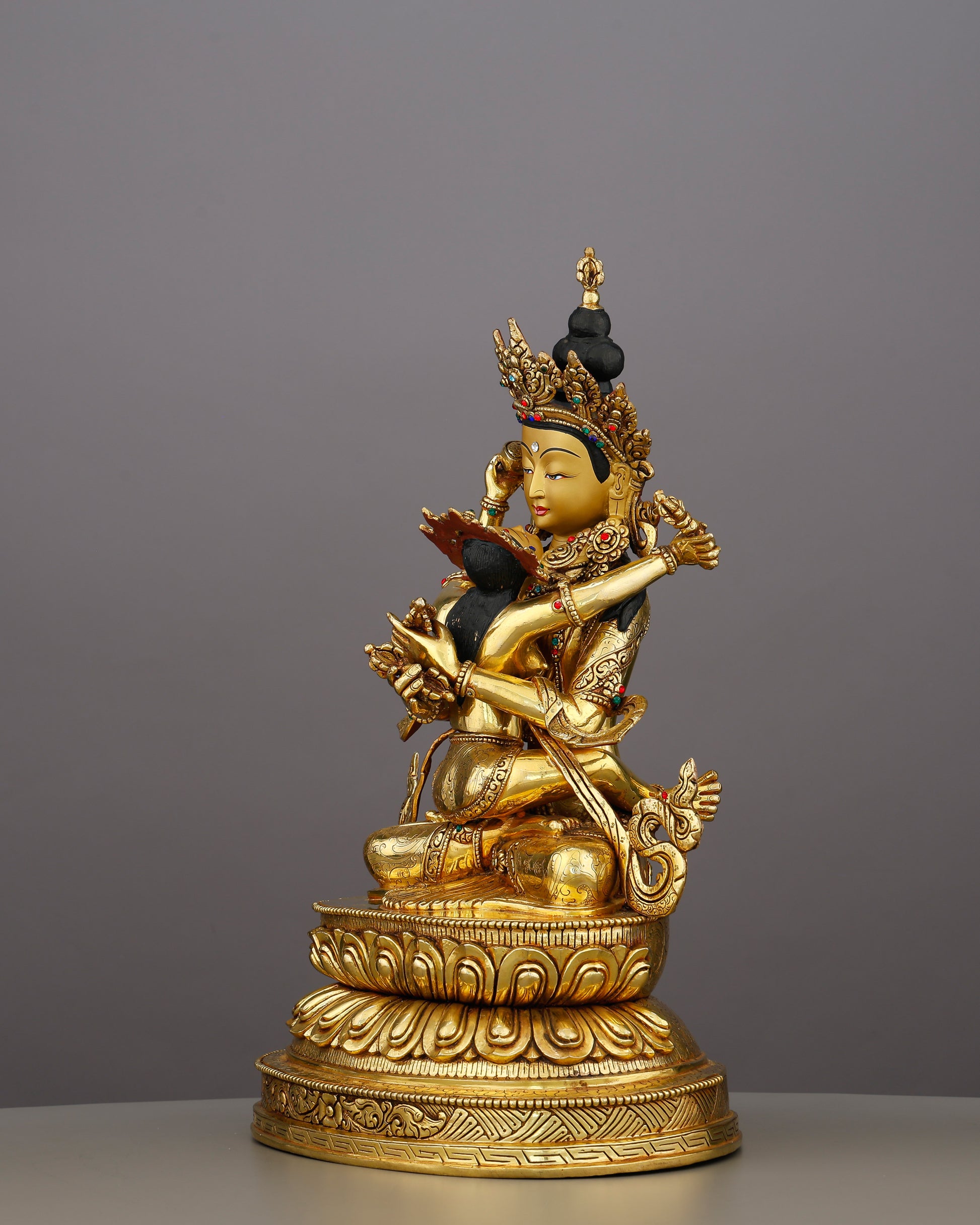 Two Becomes One | Vajradhara Shakti Statue That Embodies the Sacred Union of Wisdom and Bliss - Authentic Handcrafted Statue