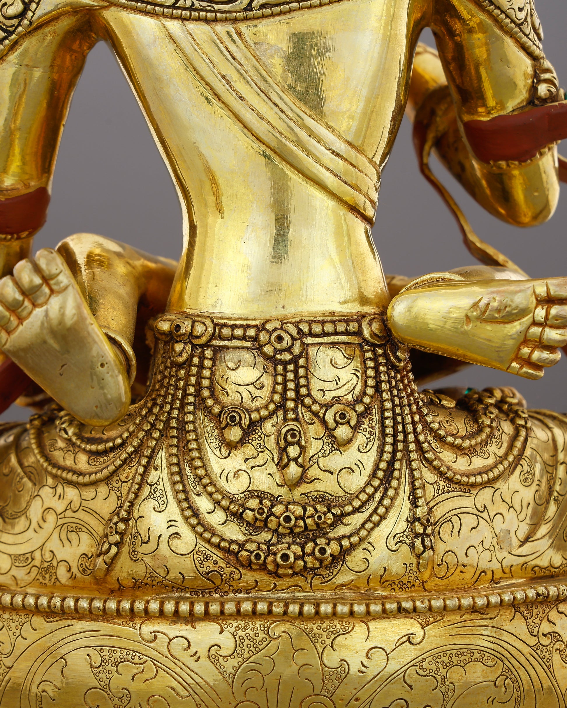 Purity in Sacred Embrace | Vajrasattva Shakti Statue That Unites Diamond Clarity With the Bliss of Liberation - Authentic Handcrafted Statue