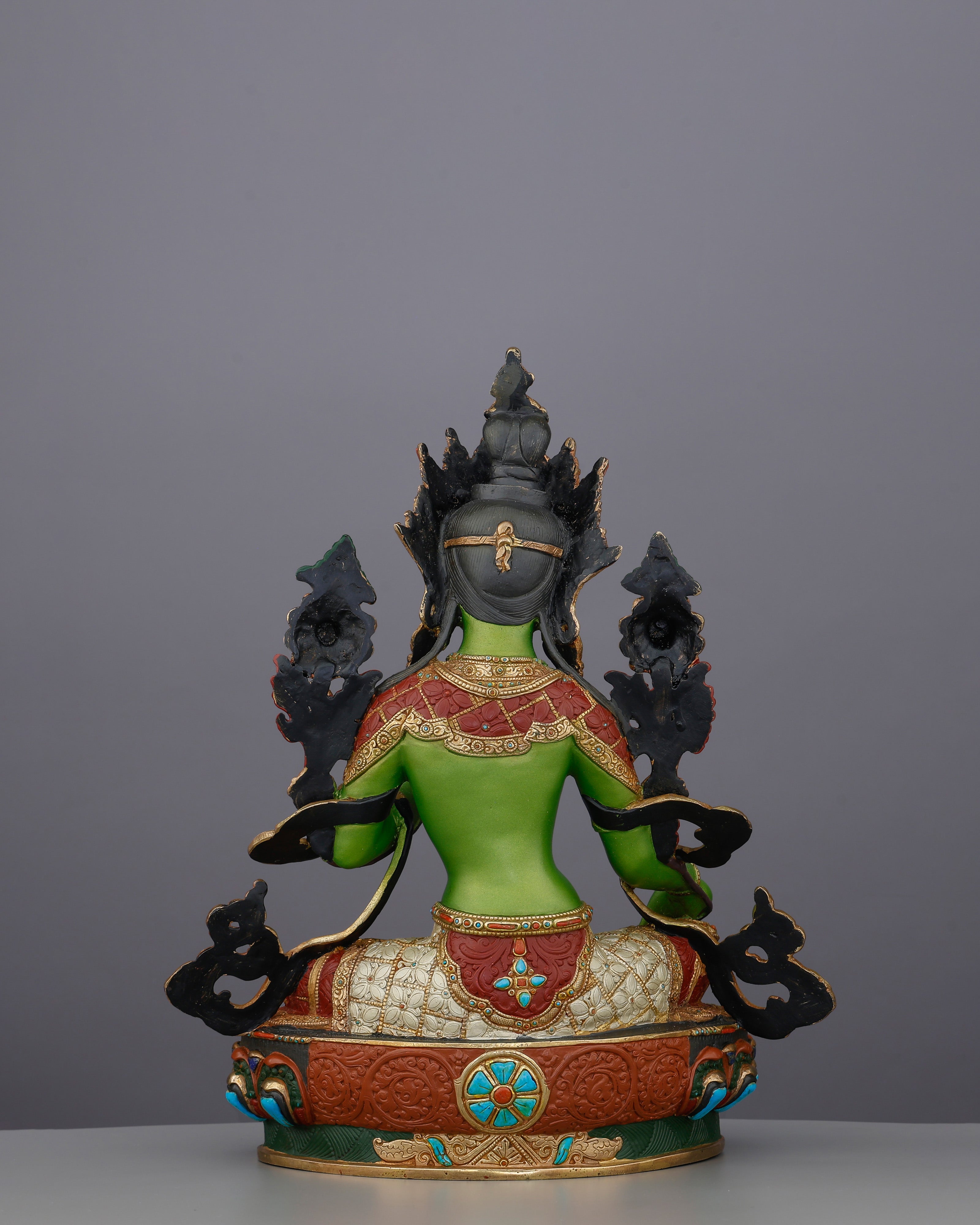 Born from Compassion, Clothed in Emerald | Handcrafted Green Tara From Nepal
