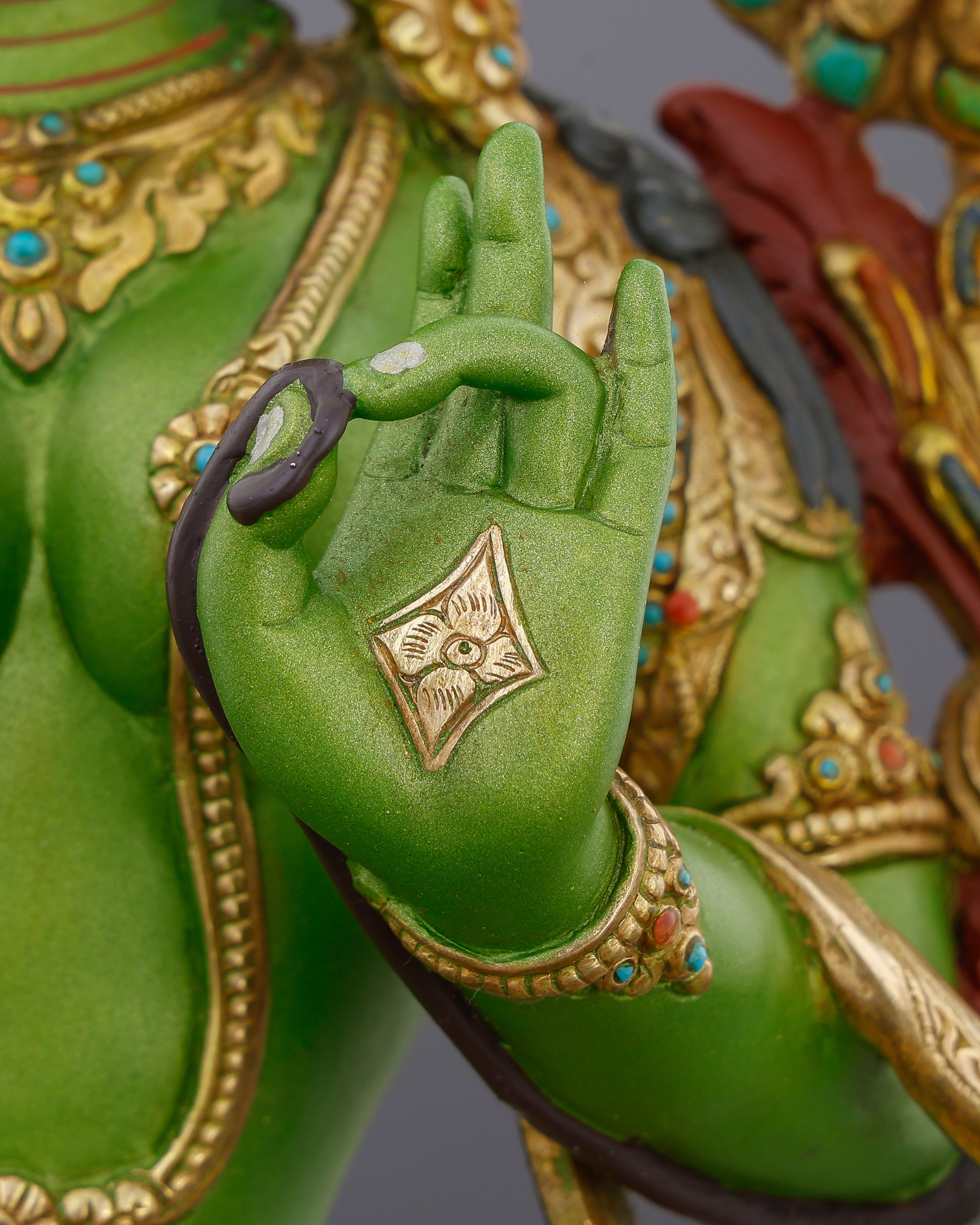 Born from Compassion, Clothed in Emerald | Handcrafted Green Tara From Nepal