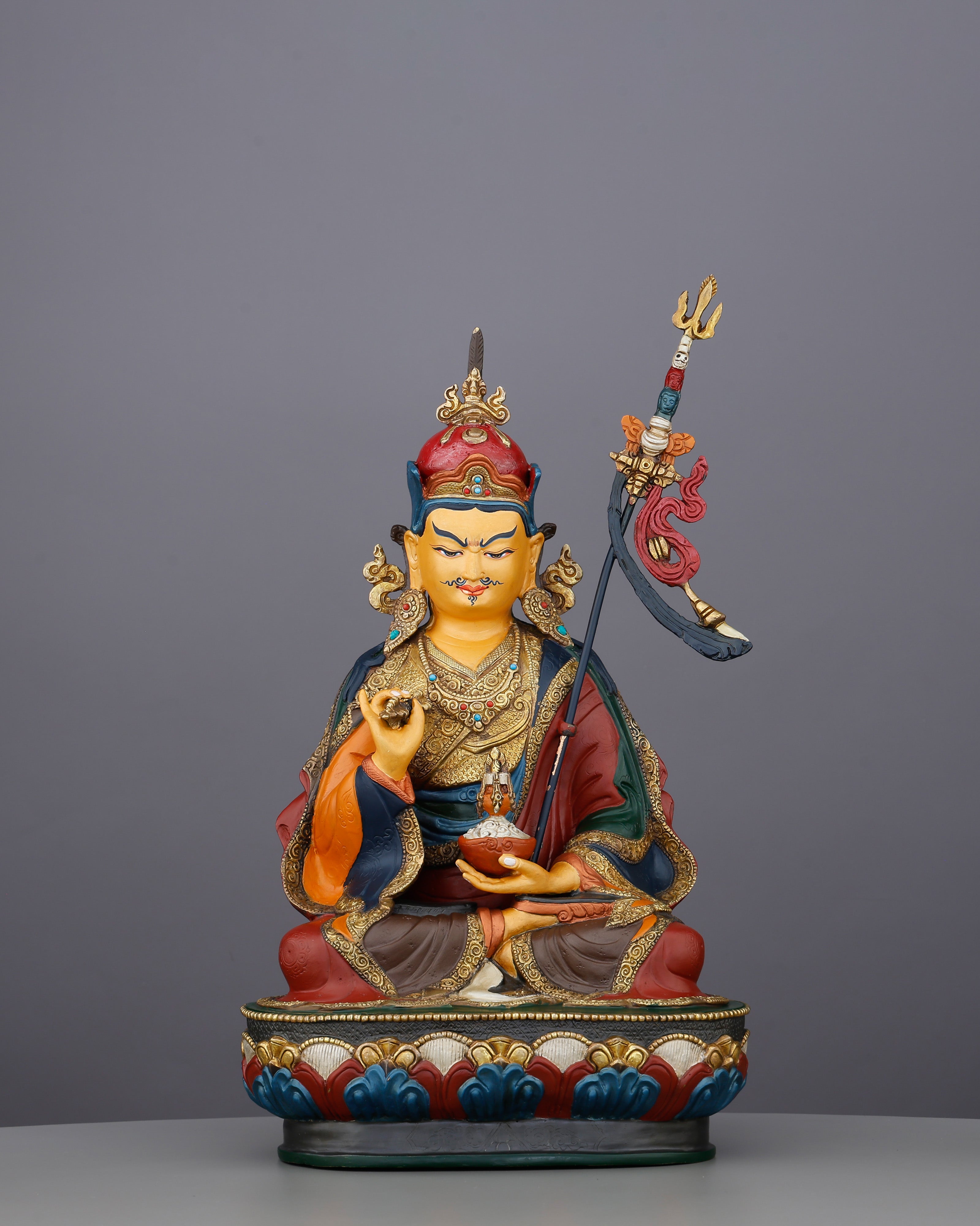 The Thunderbolt Master of the Lake | Handcrafted Guru Tshokye Dorje From Nepal