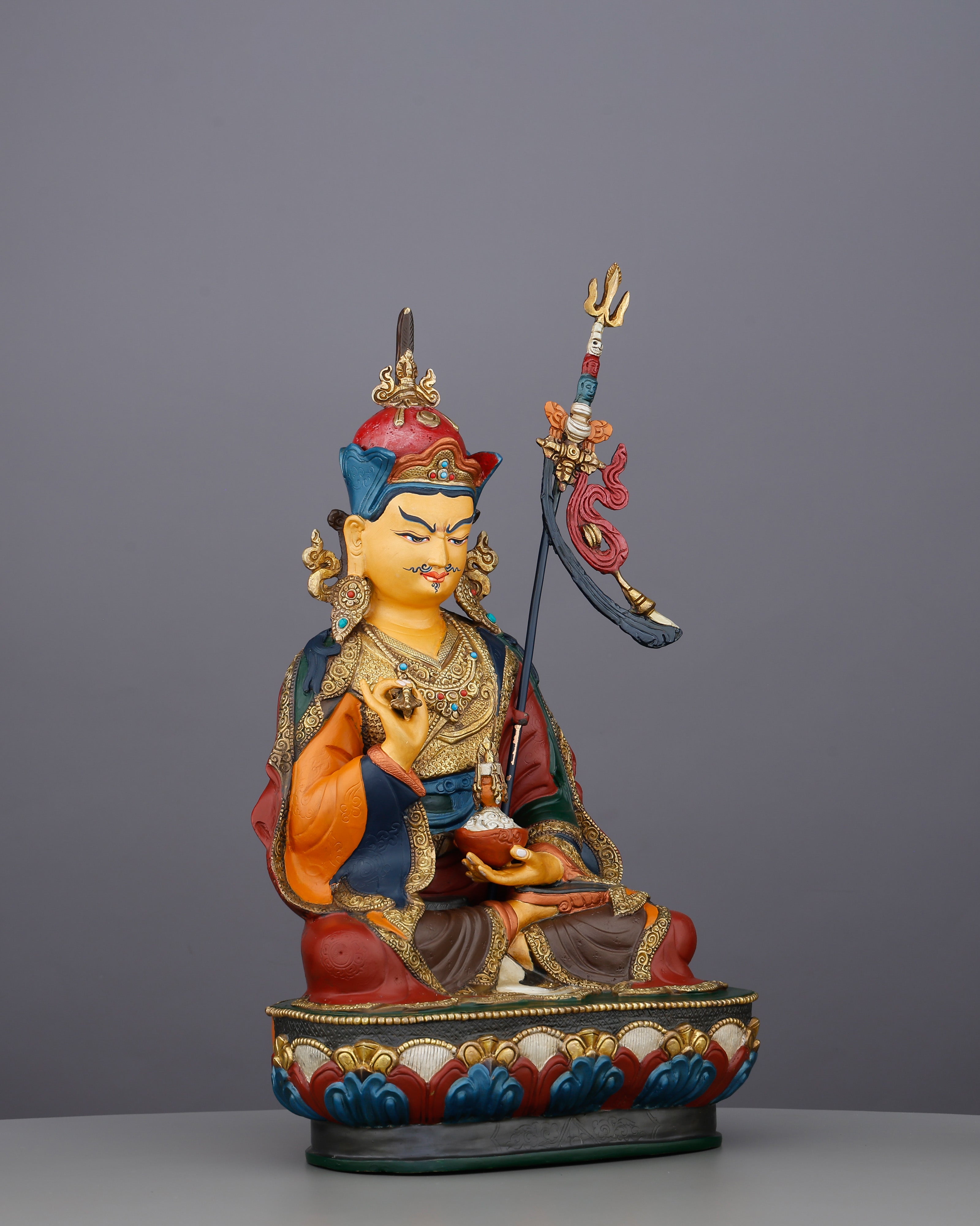 The Thunderbolt Master of the Lake | Handcrafted Guru Tshokye Dorje From Nepal