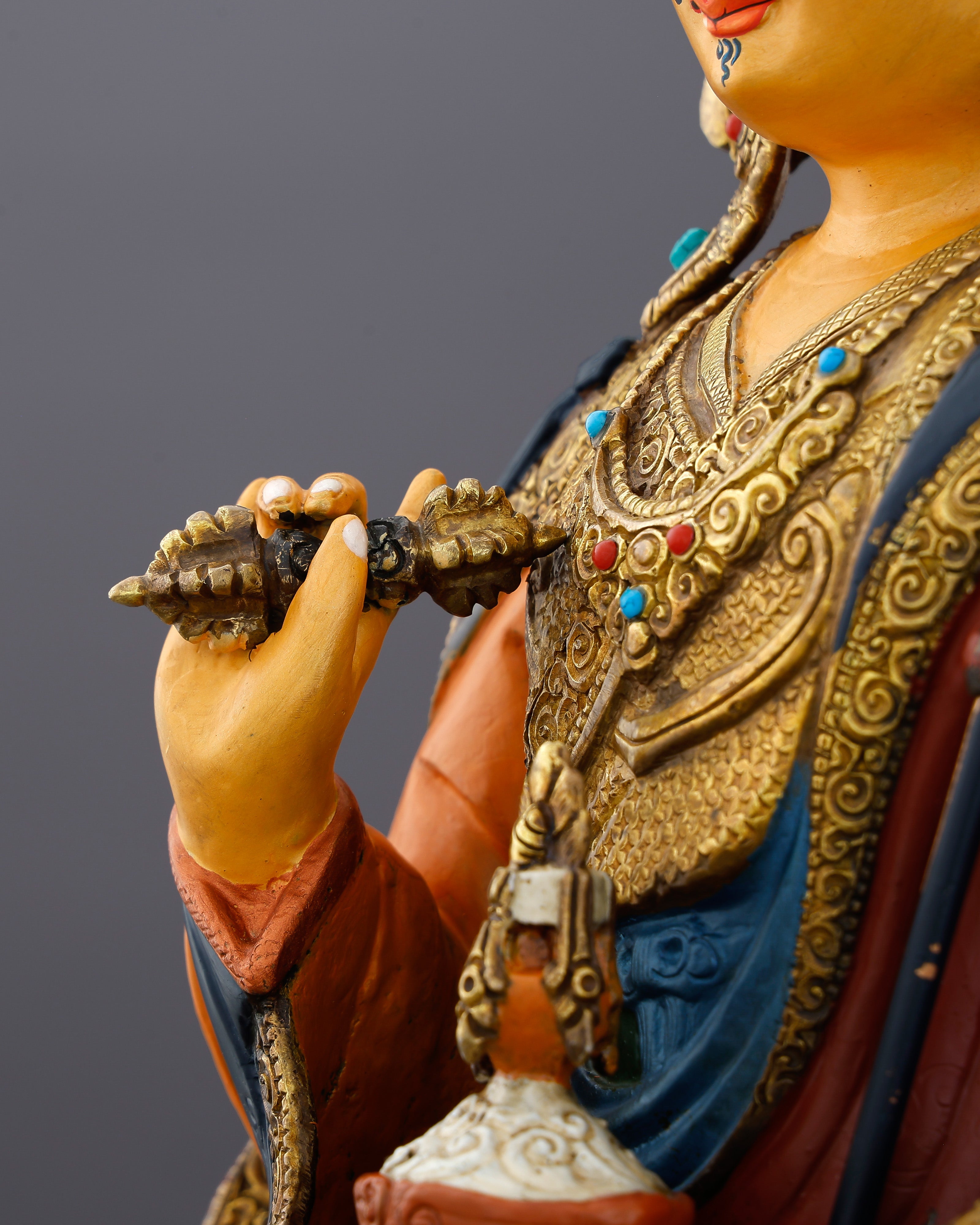 The Thunderbolt Master of the Lake | Handcrafted Guru Tshokye Dorje From Nepal