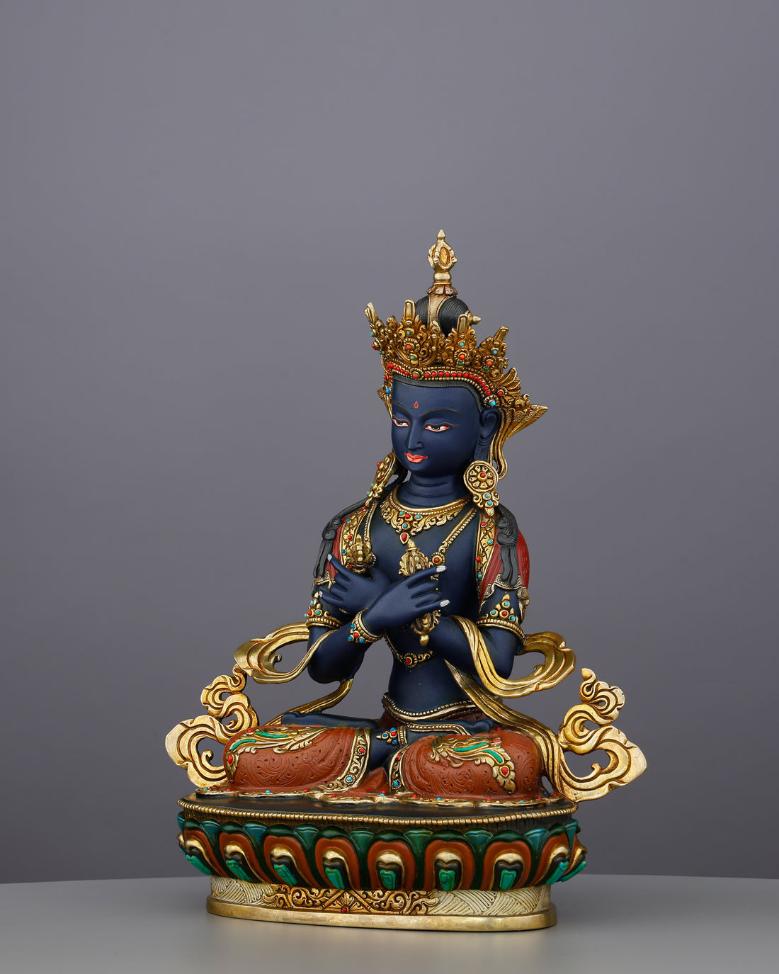 Vajradhara | The Primordial Buddha Speaks in Silence - Handcrafted Buddhist Statue - Authentic Sacred Art