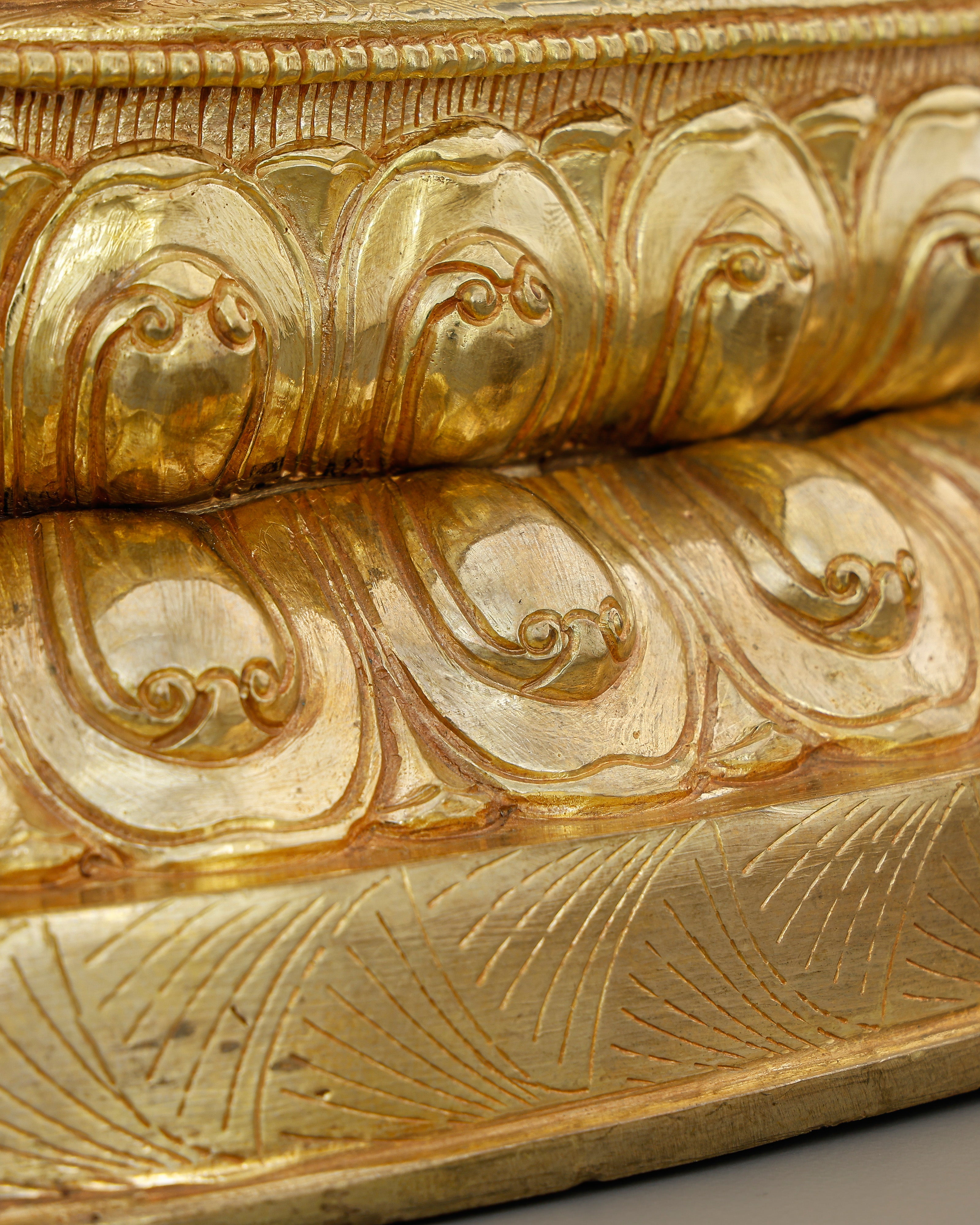 Touched by Earth, Freed from Everything | 24K Gold Gilded Sakyamuni Buddha Statue From Nepal
