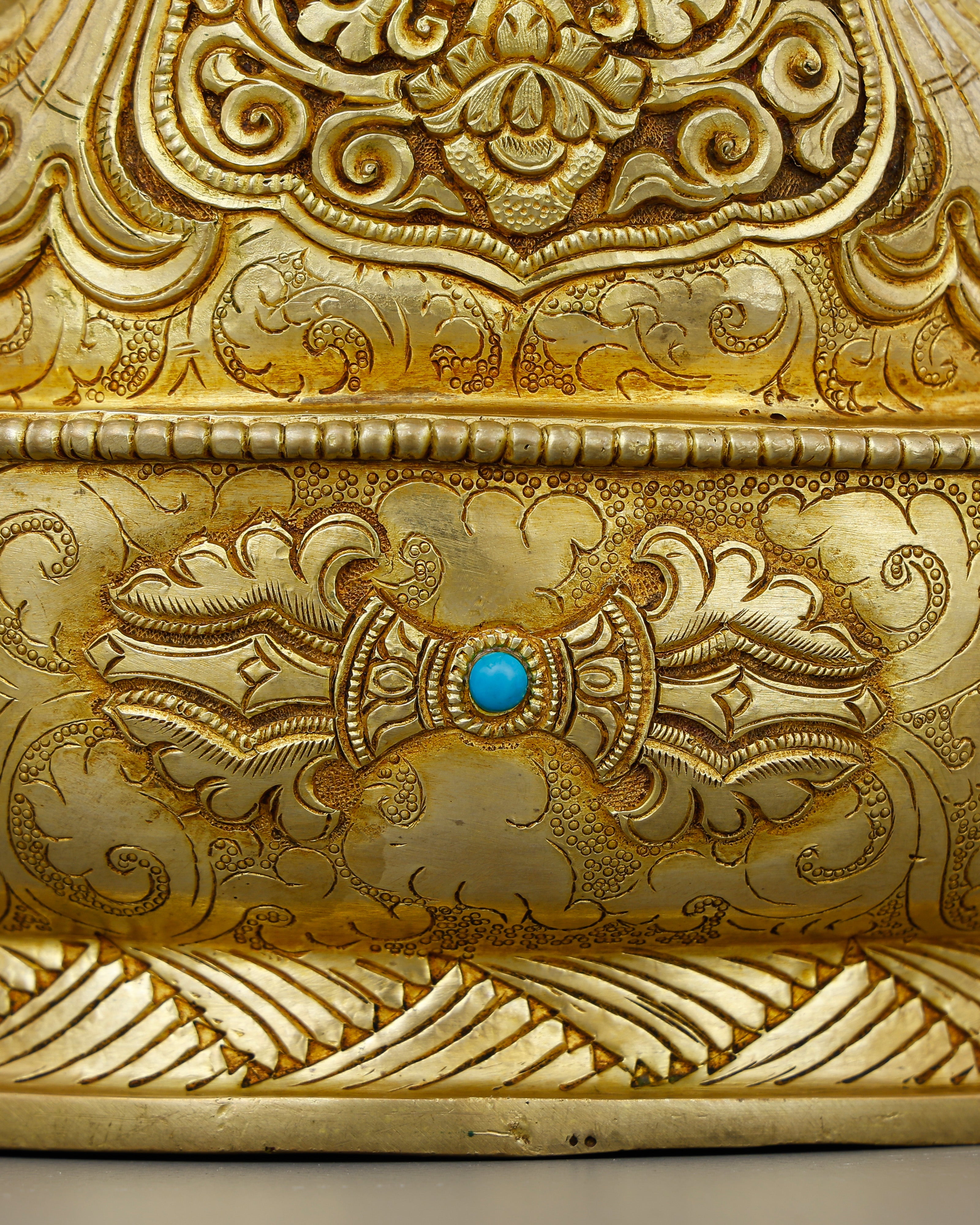 Stainless as the Sky, Brilliant as Gold | 24K Gold Gilded Vajrasattva From Nepal