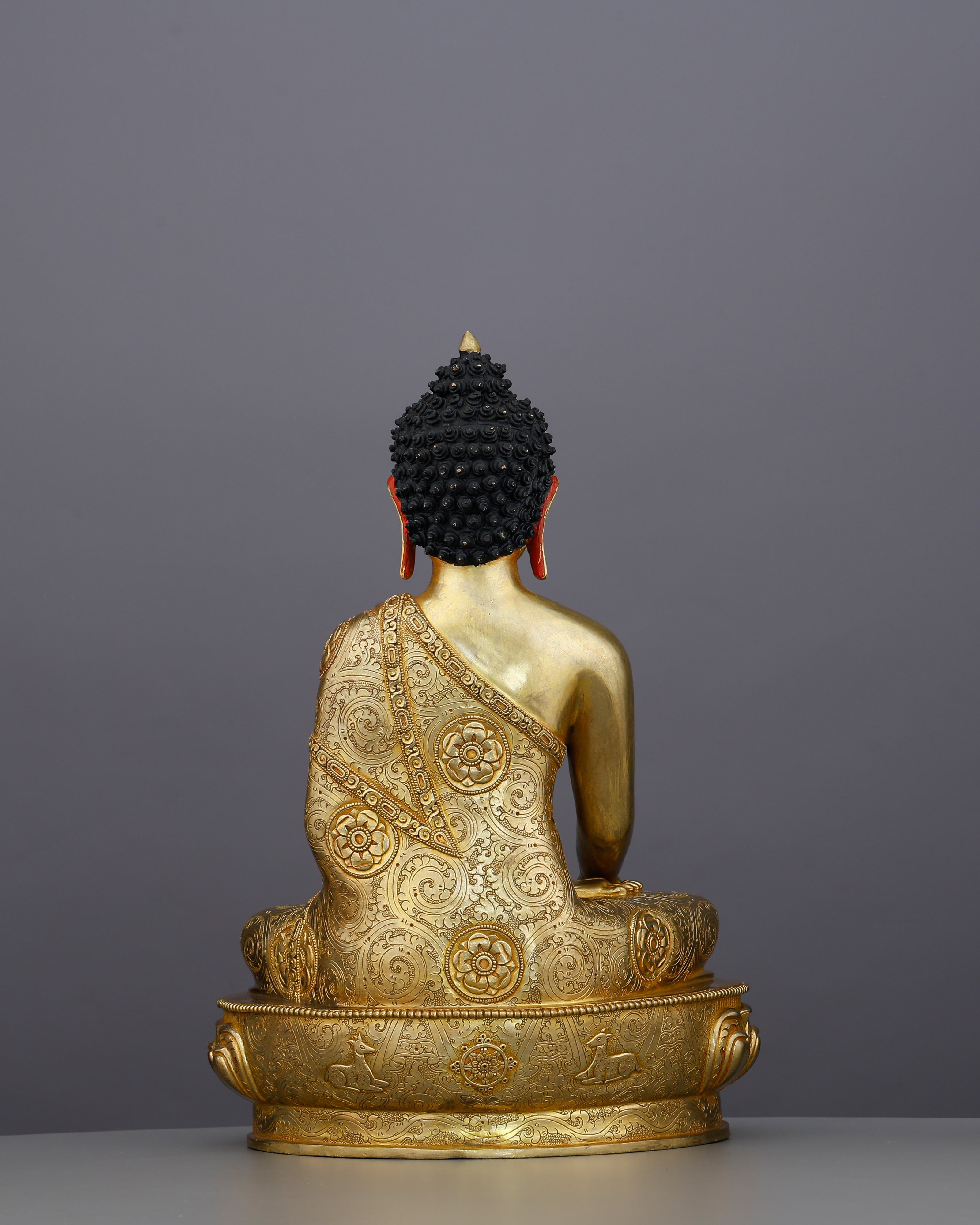 The Awakened One in Gold | 24K Gold Gilded Sakyamuni Buddha From Nepal