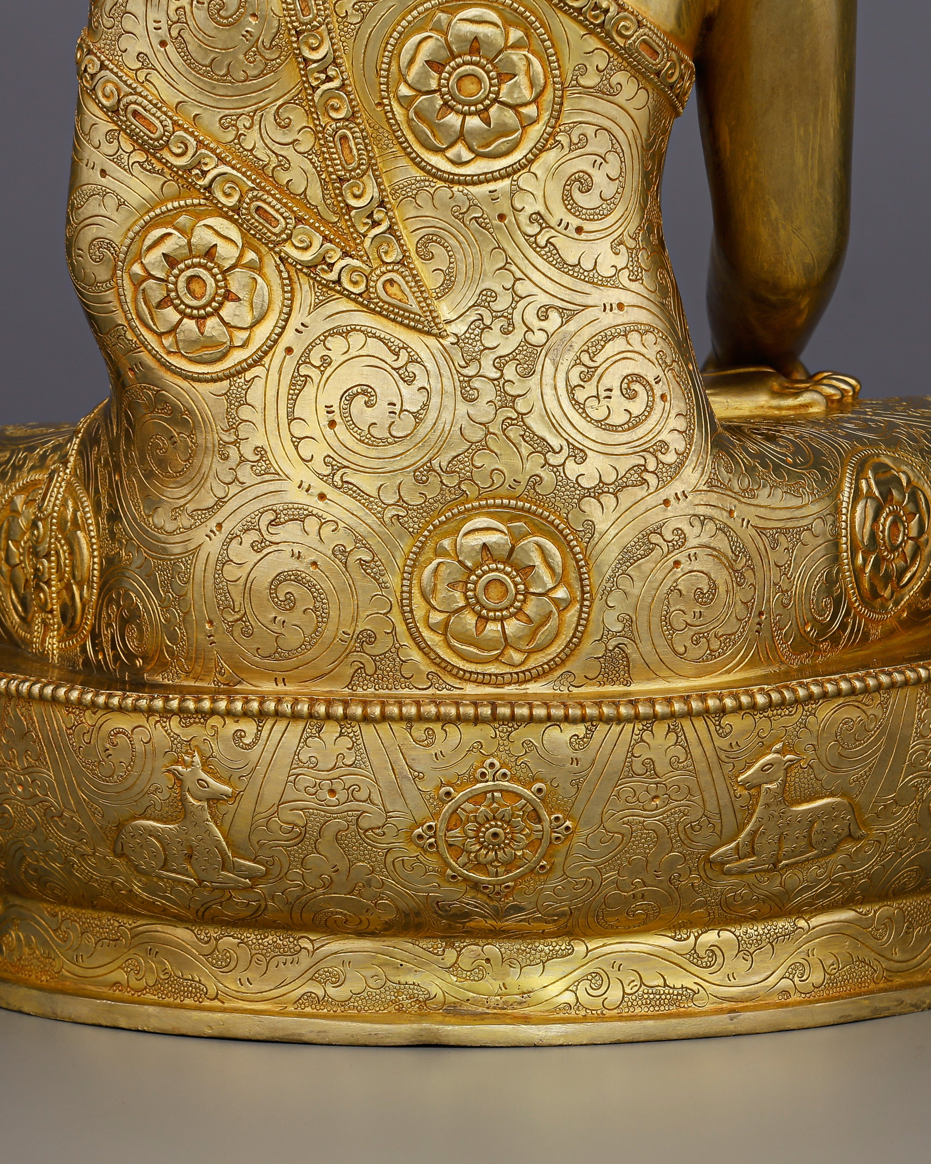 The Awakened One in Gold | 24K Gold Gilded Sakyamuni Buddha From Nepal