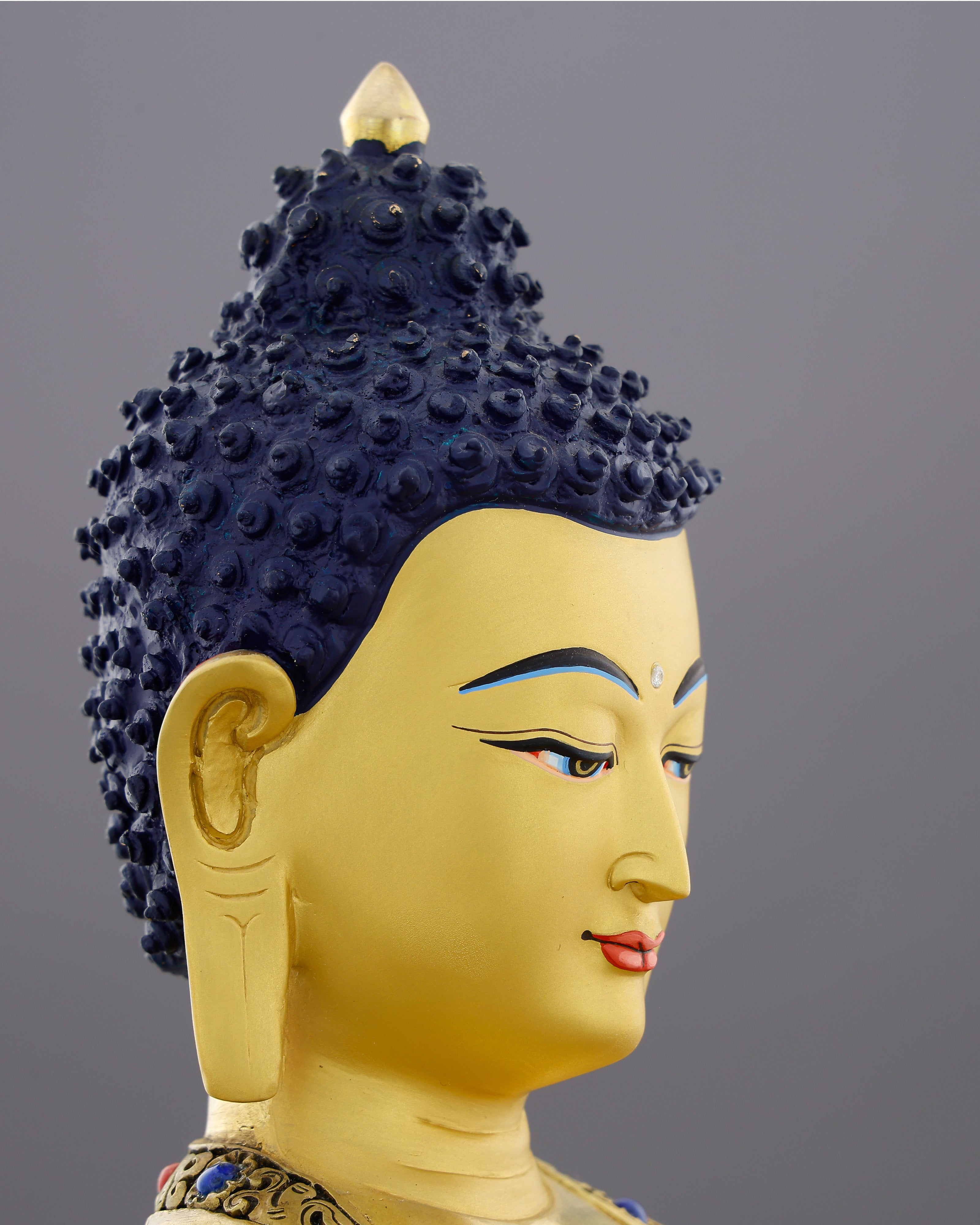 Infinite Light, Infinite Welcome | 24K Gold Gilded Amitabha Buddha From Nepal