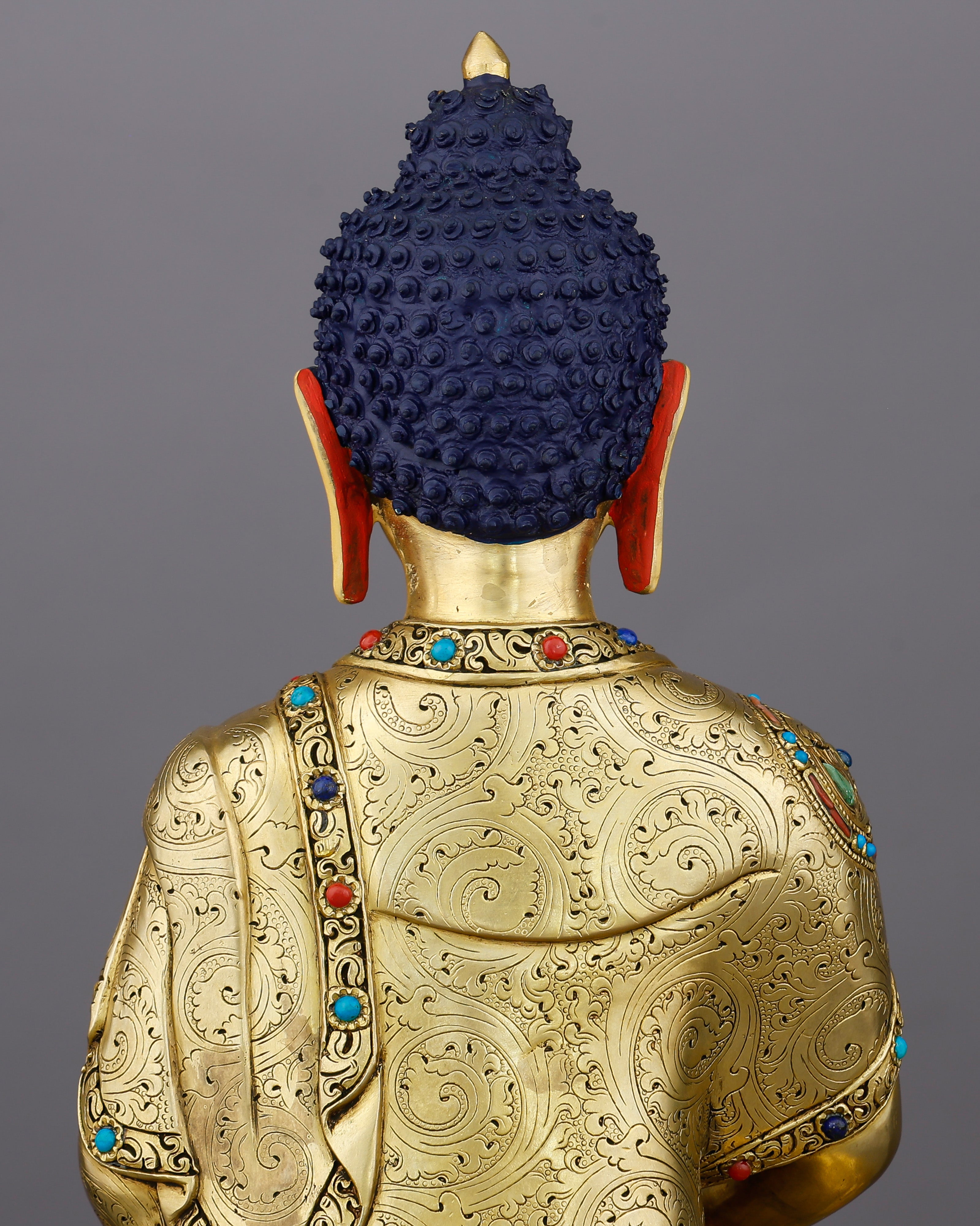Infinite Light, Infinite Welcome | 24K Gold Gilded Amitabha Buddha From Nepal