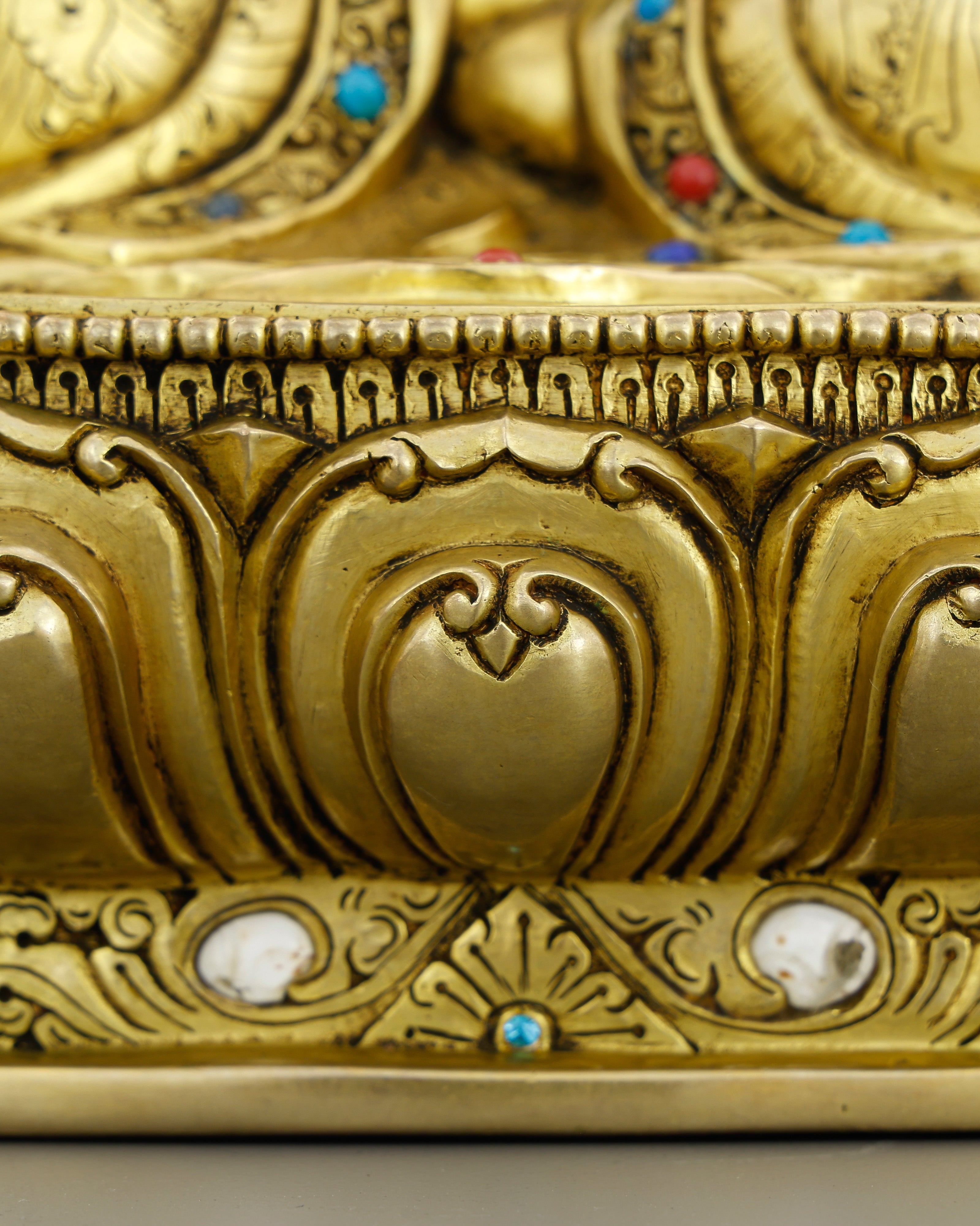 Infinite Light, Infinite Welcome | 24K Gold Gilded Amitabha Buddha From Nepal