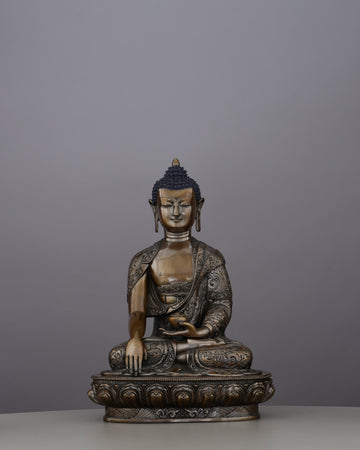 Ancient Warmth, Timeless Awakening | Oxidized Sakyamuni Buddha From Nepal