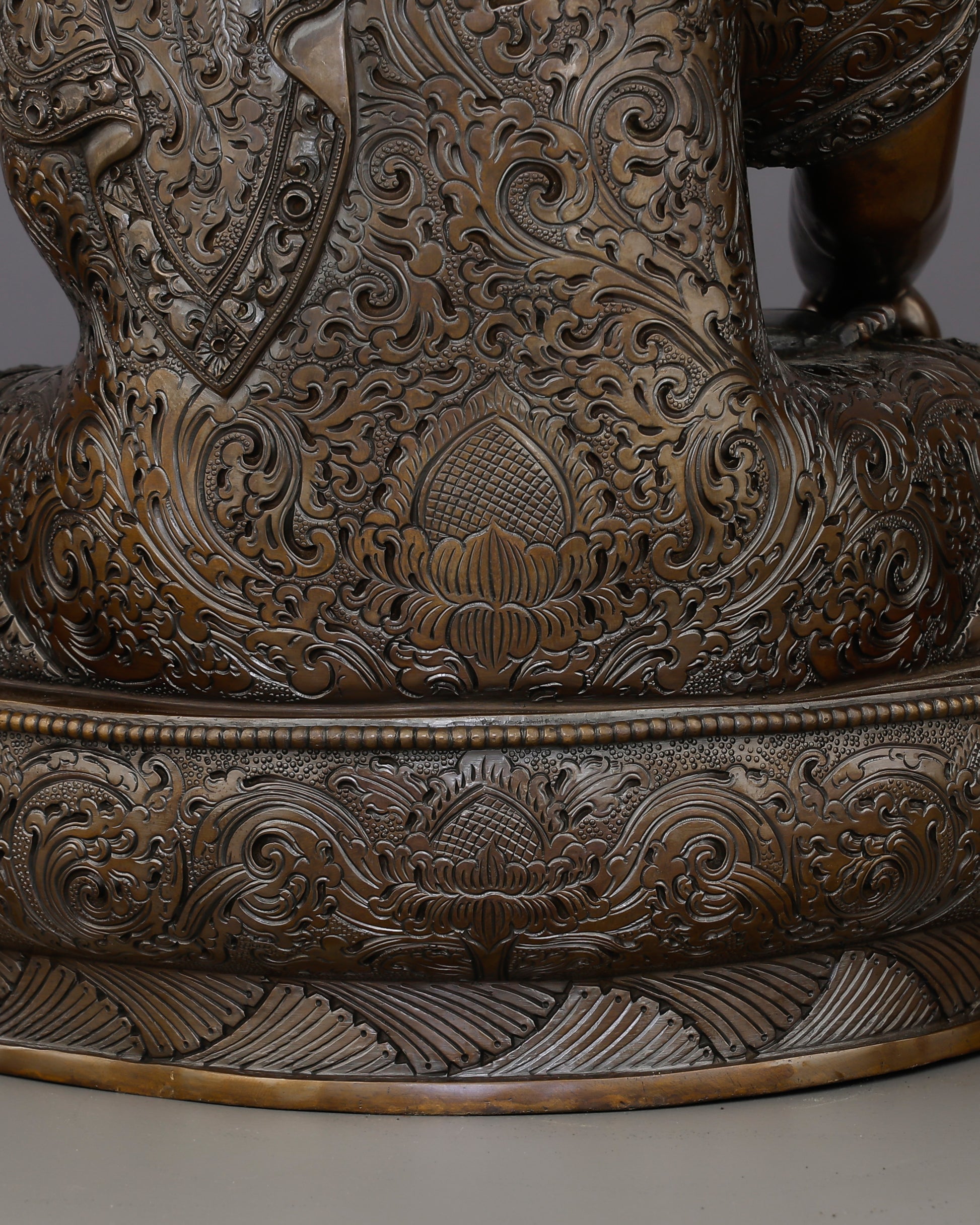 Ancient Warmth, Timeless Awakening | Oxidized Sakyamuni Buddha From Nepal - Authentic Handcrafted Statue