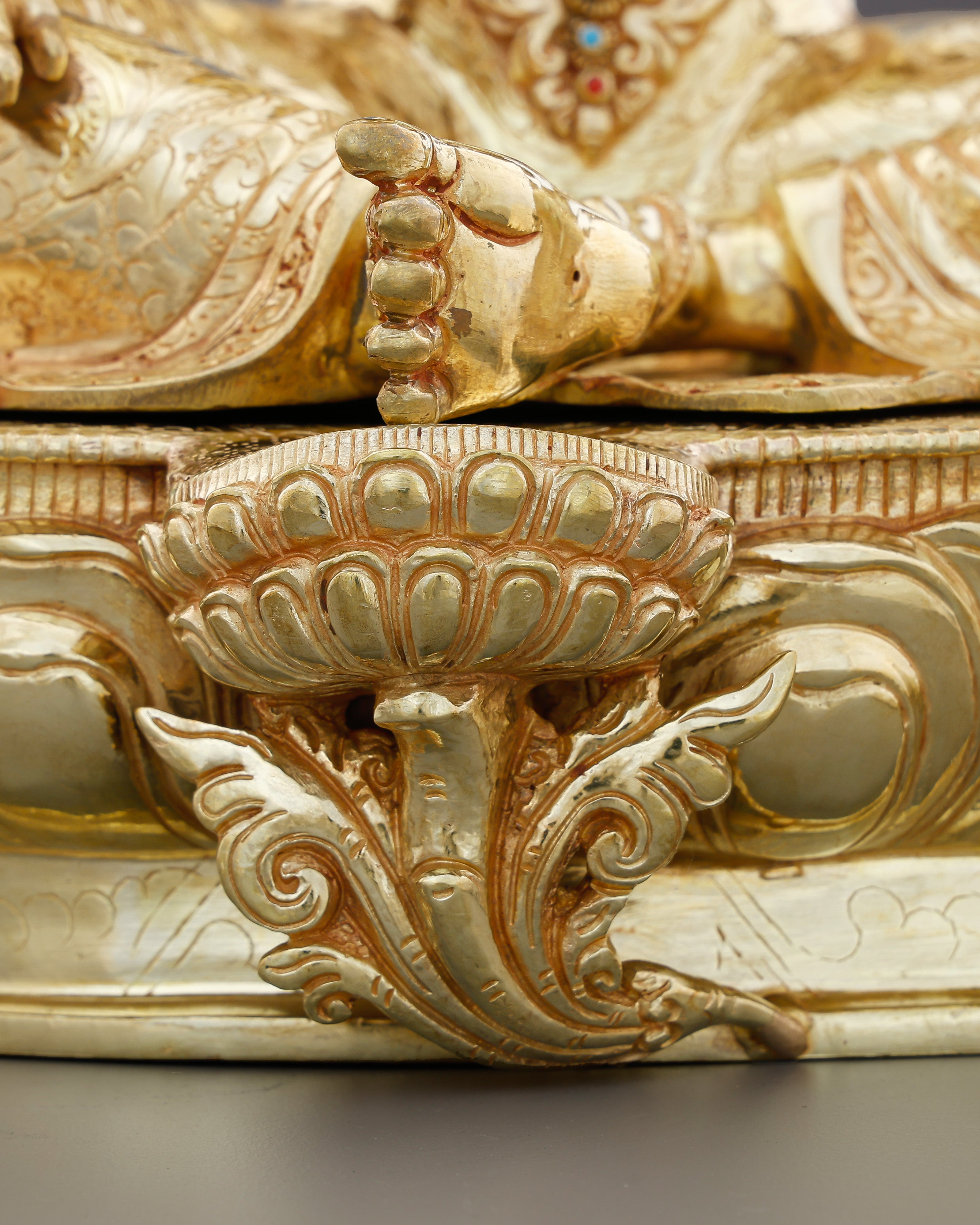 She Rises Before You Finish Calling | Grand 24K Gold Gilded Green Tara From Nepal