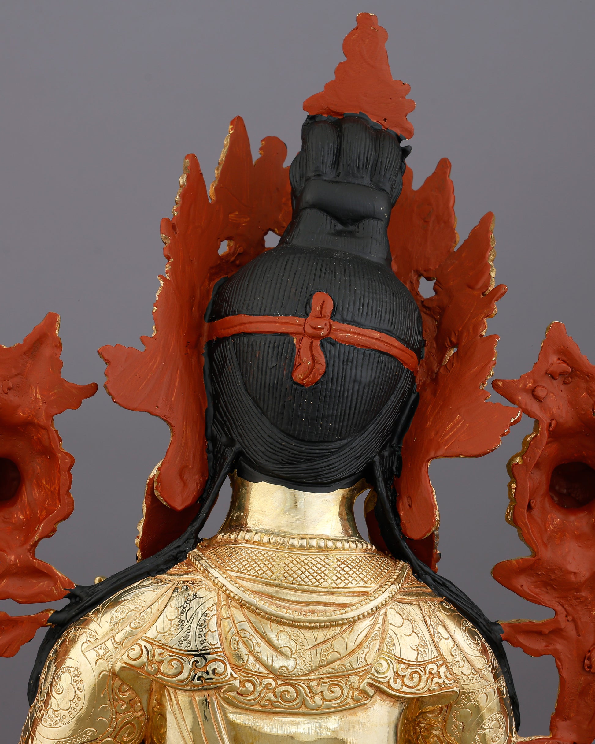 She Rises Before You Finish Calling | Grand 24K Gold Gilded Green Tara From Nepal - Authentic Handcrafted Statue