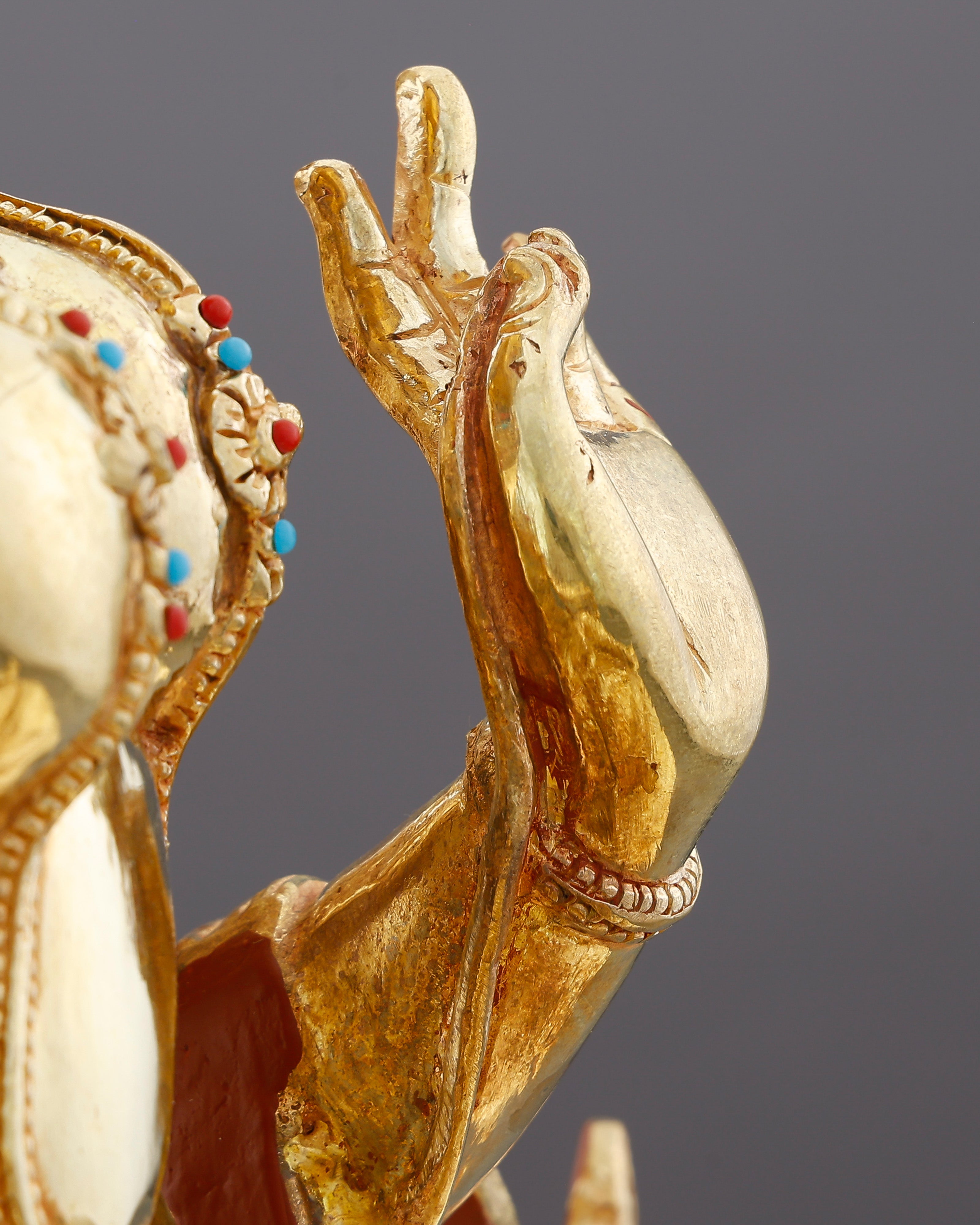 She Rises Before You Finish Calling | Grand 24K Gold Gilded Green Tara From Nepal