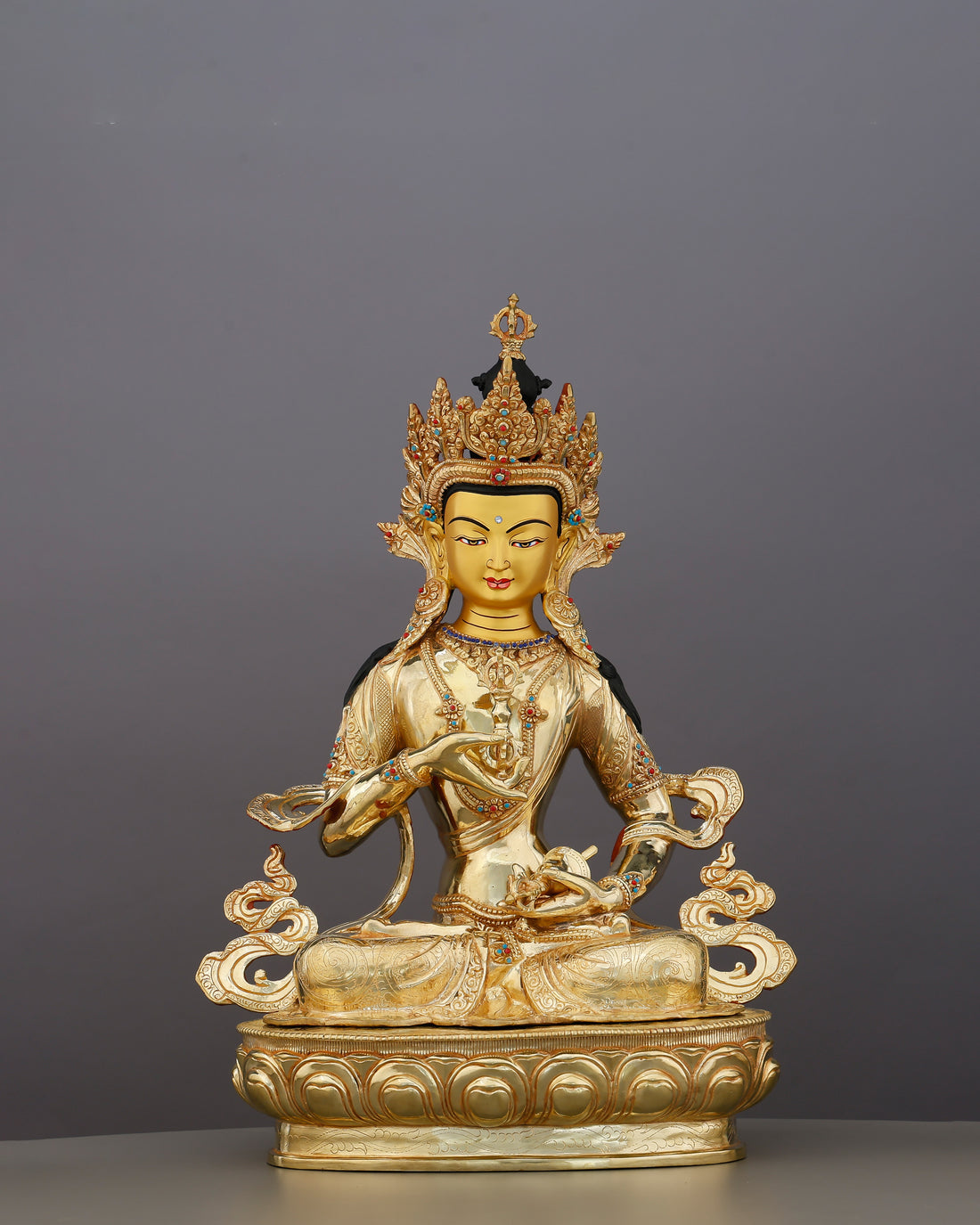 Sovereign of Purity, Master of the Indestructible | Grand Vajrasattva Statue From Nepal - Handcrafted Buddhist Statue
