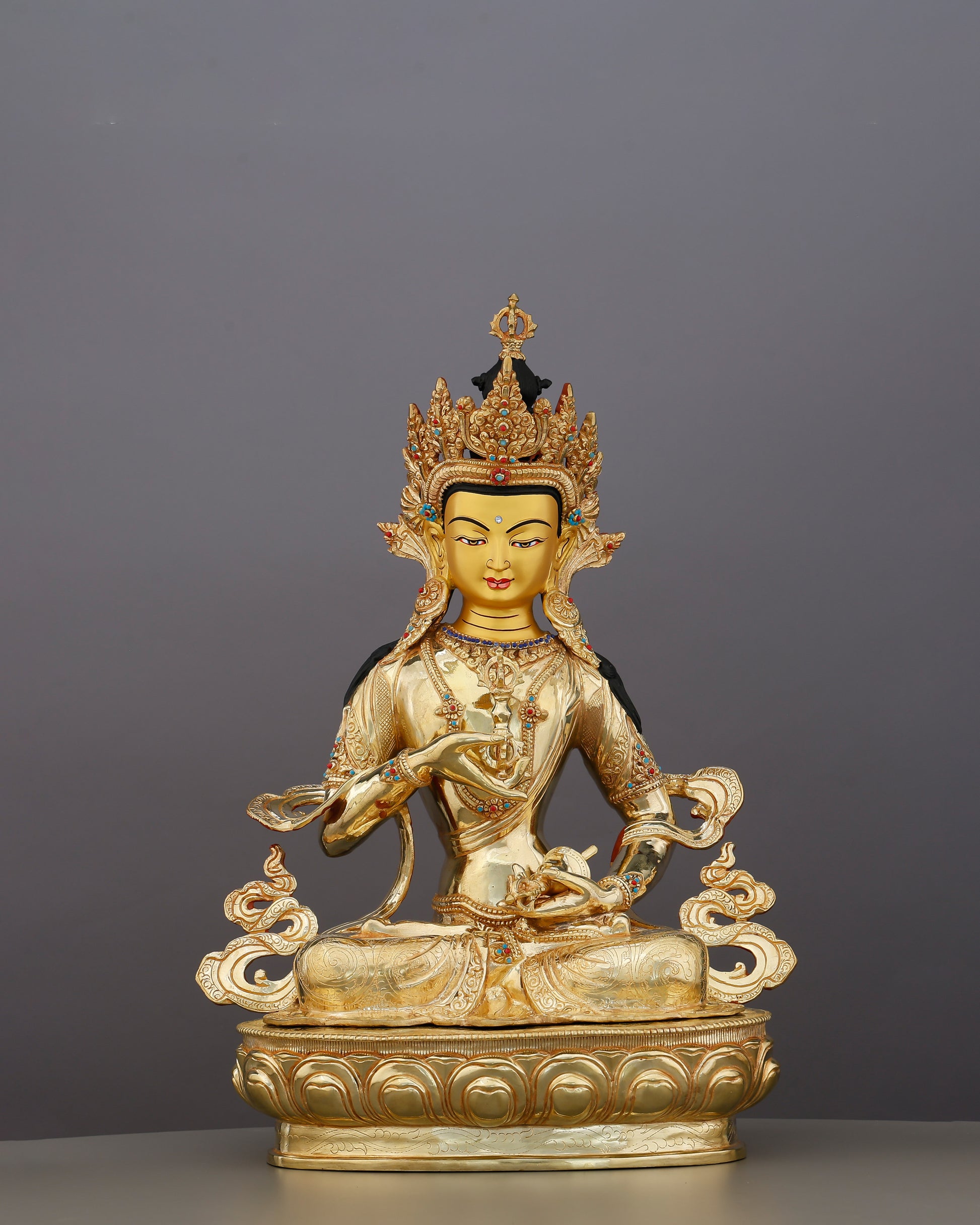Sovereign of Purity, Master of the Indestructible | Grand Vajrasattva Statue From Nepal - Authentic Handcrafted Statue