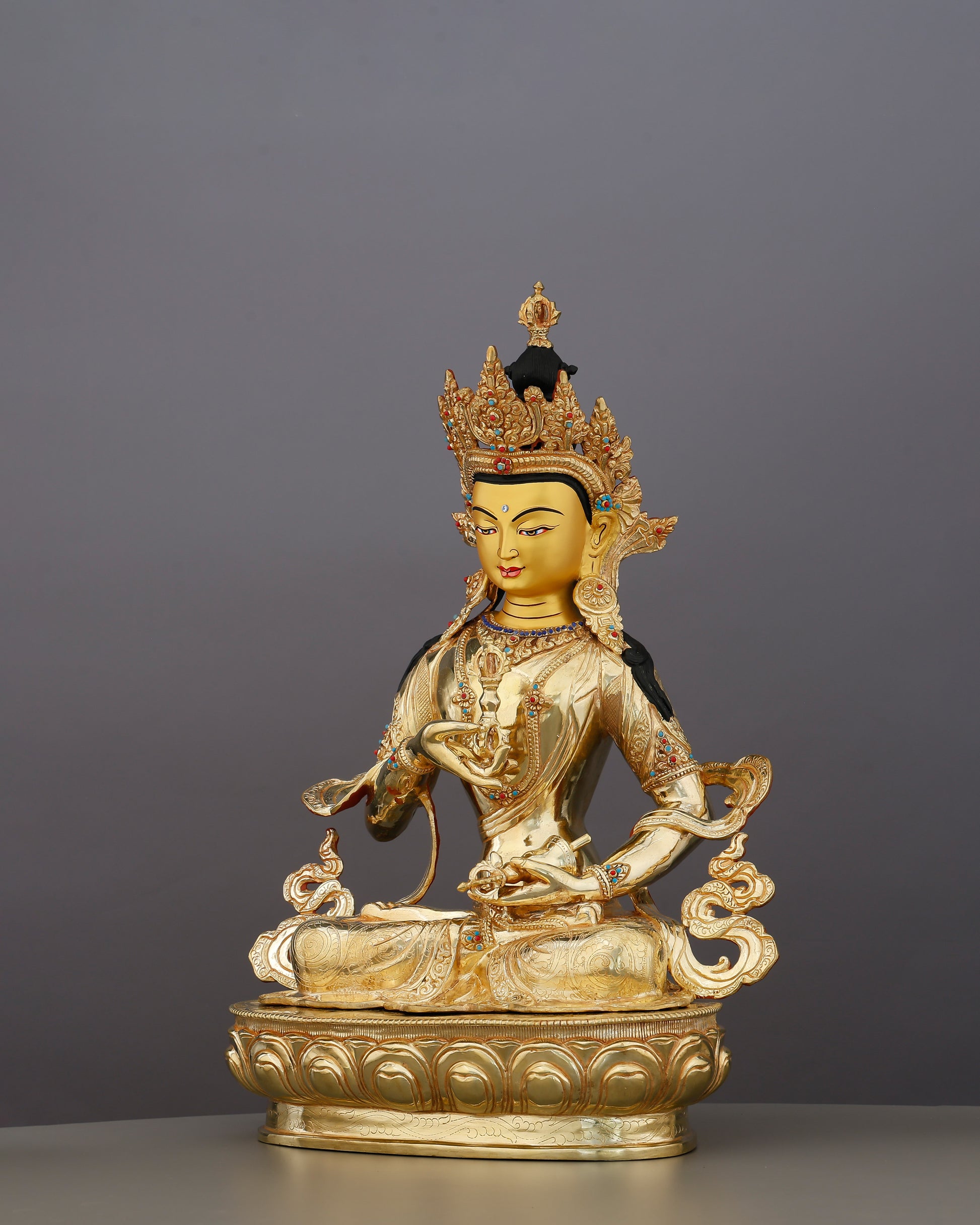 Sovereign of Purity, Master of the Indestructible | Grand Vajrasattva Statue From Nepal - Authentic Handcrafted Statue
