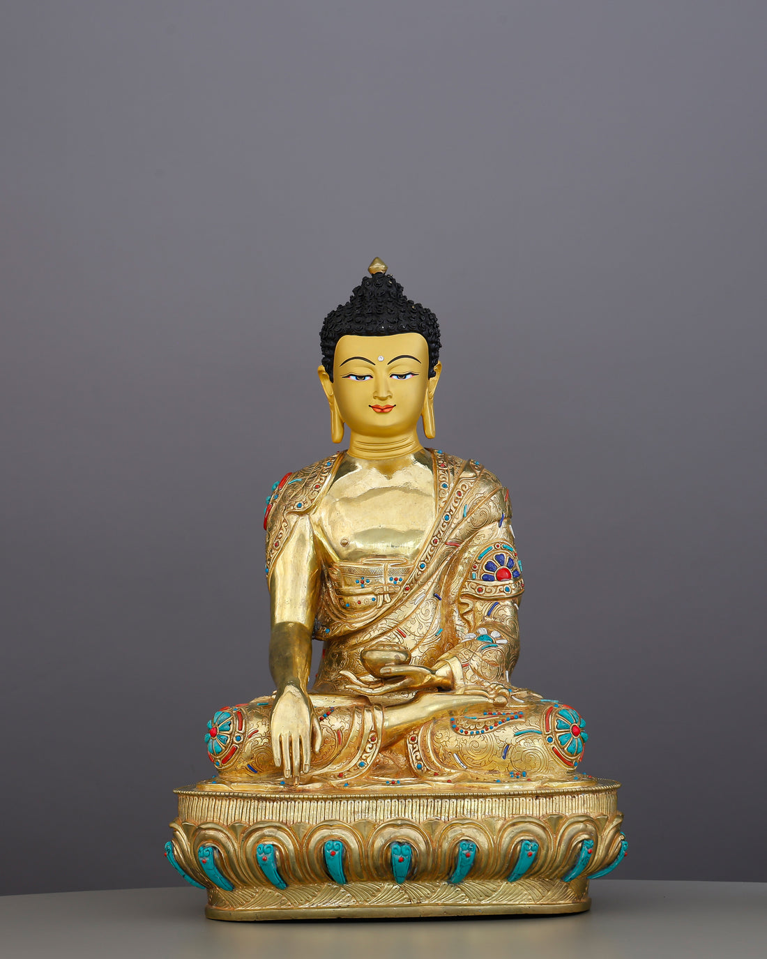 The Earth Bore Witness and the World Was Changed | Grand Sakyamuni Buddha From Nepal - Handcrafted Buddhist Statue